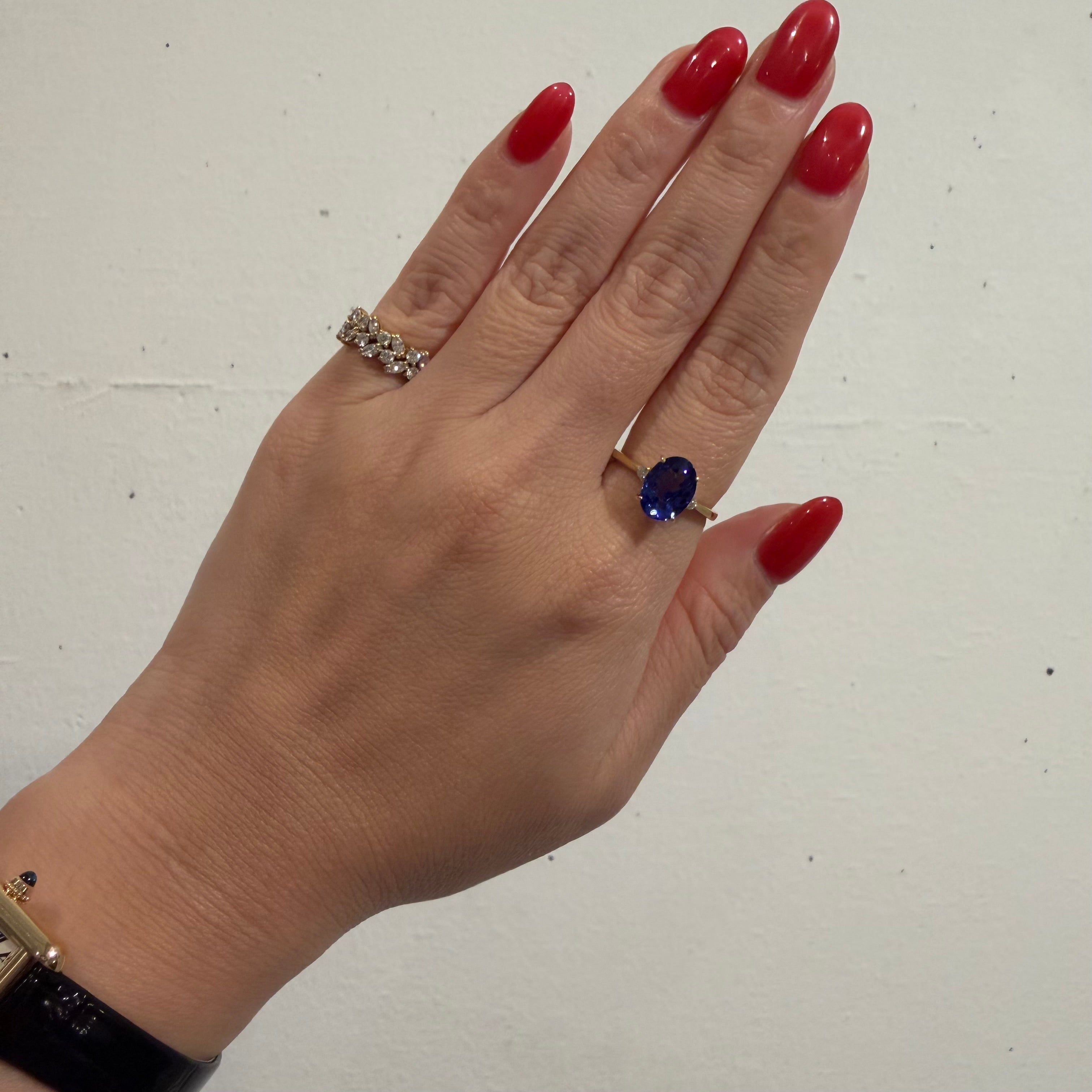 [新作/個数限定/BONBON］リング タンザナイト OV/EM