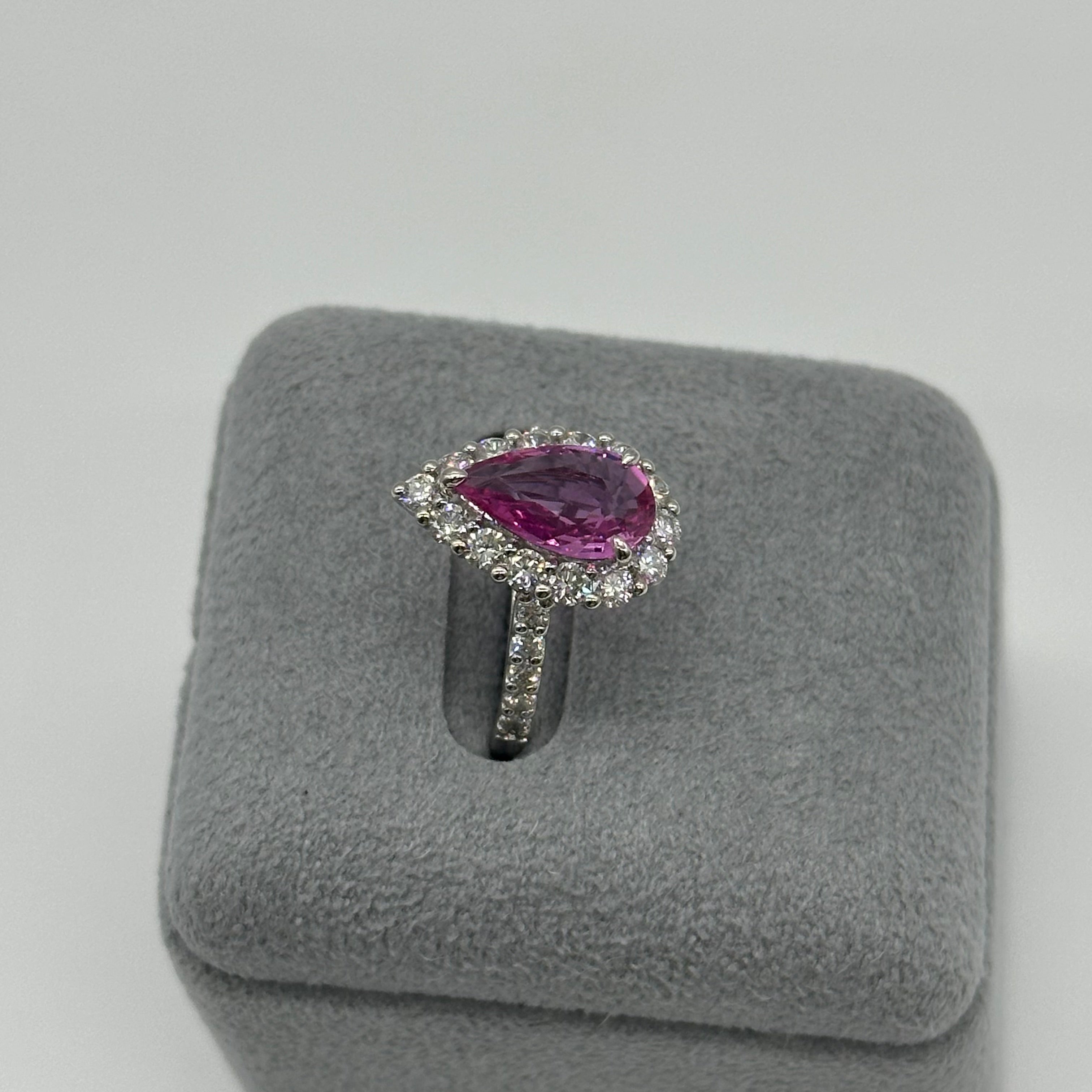 ピンクサファイア 中石1.5ct前後 PS PT リング｜AYAKO SAKURAI（櫻井 彩子（サクライ アヤコ））公式通販サイト