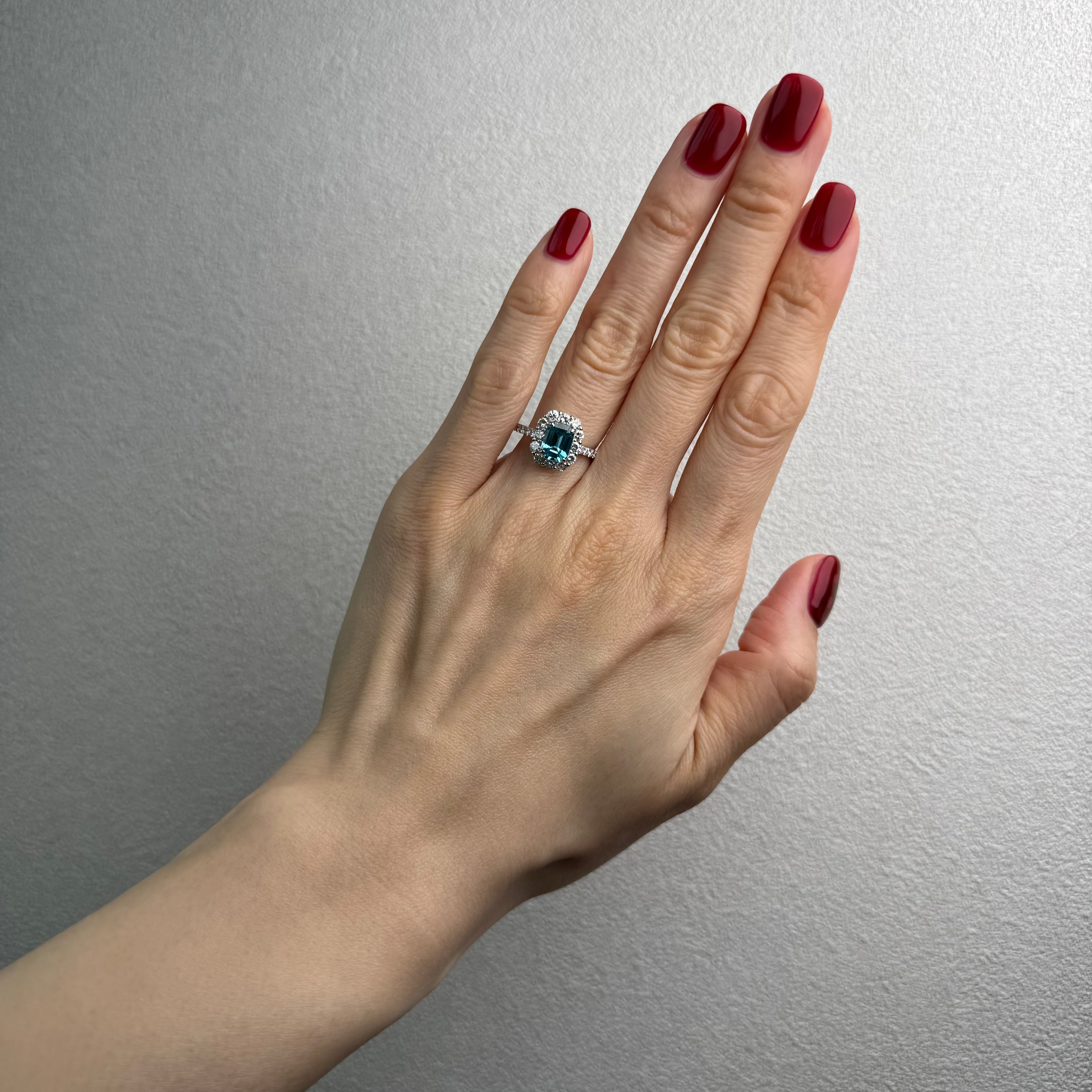 166［一点物］リング ジルコン 2.0ct前後 SQ PT