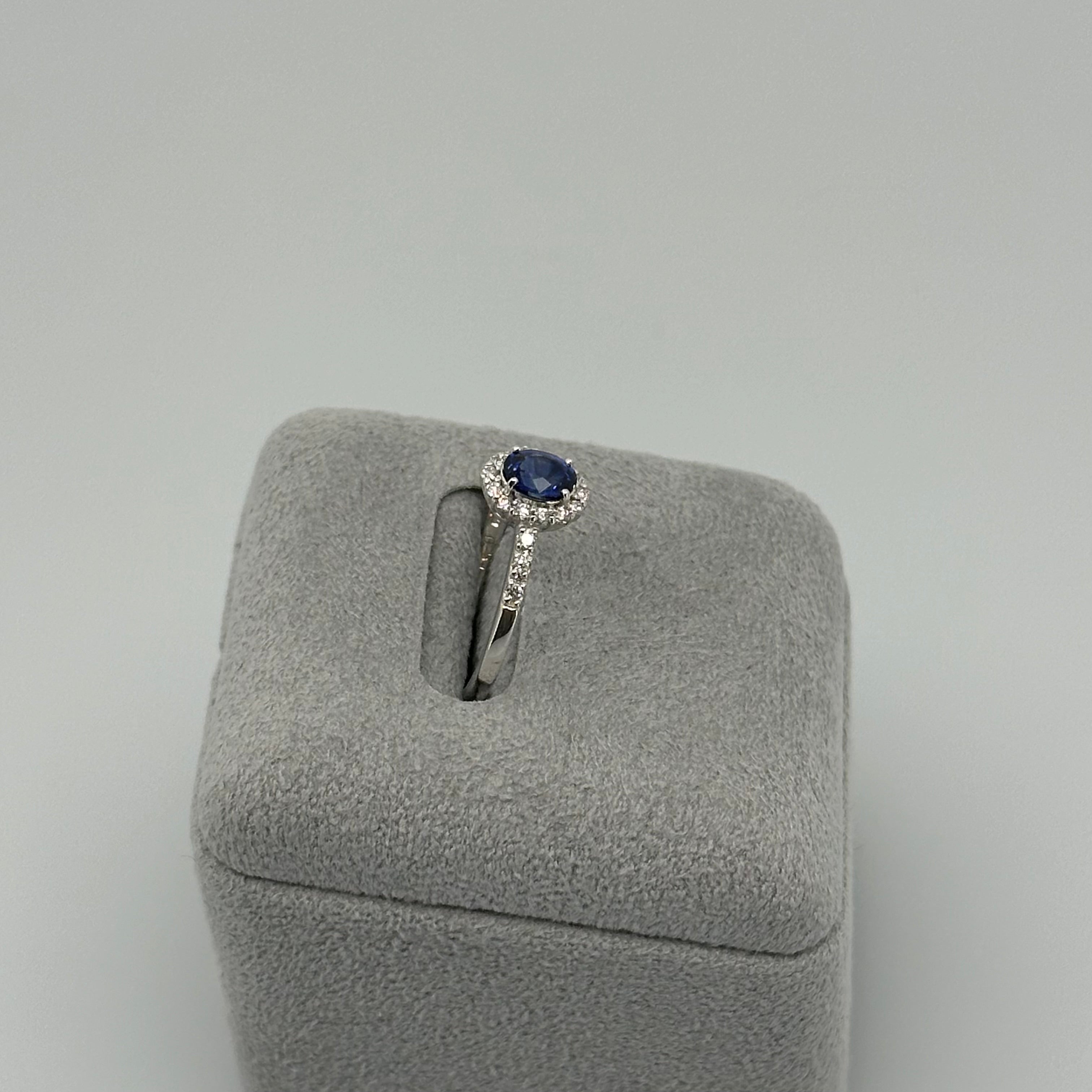 103［一点物］リング ブルーサファイア 0.5ct前後 OV PT