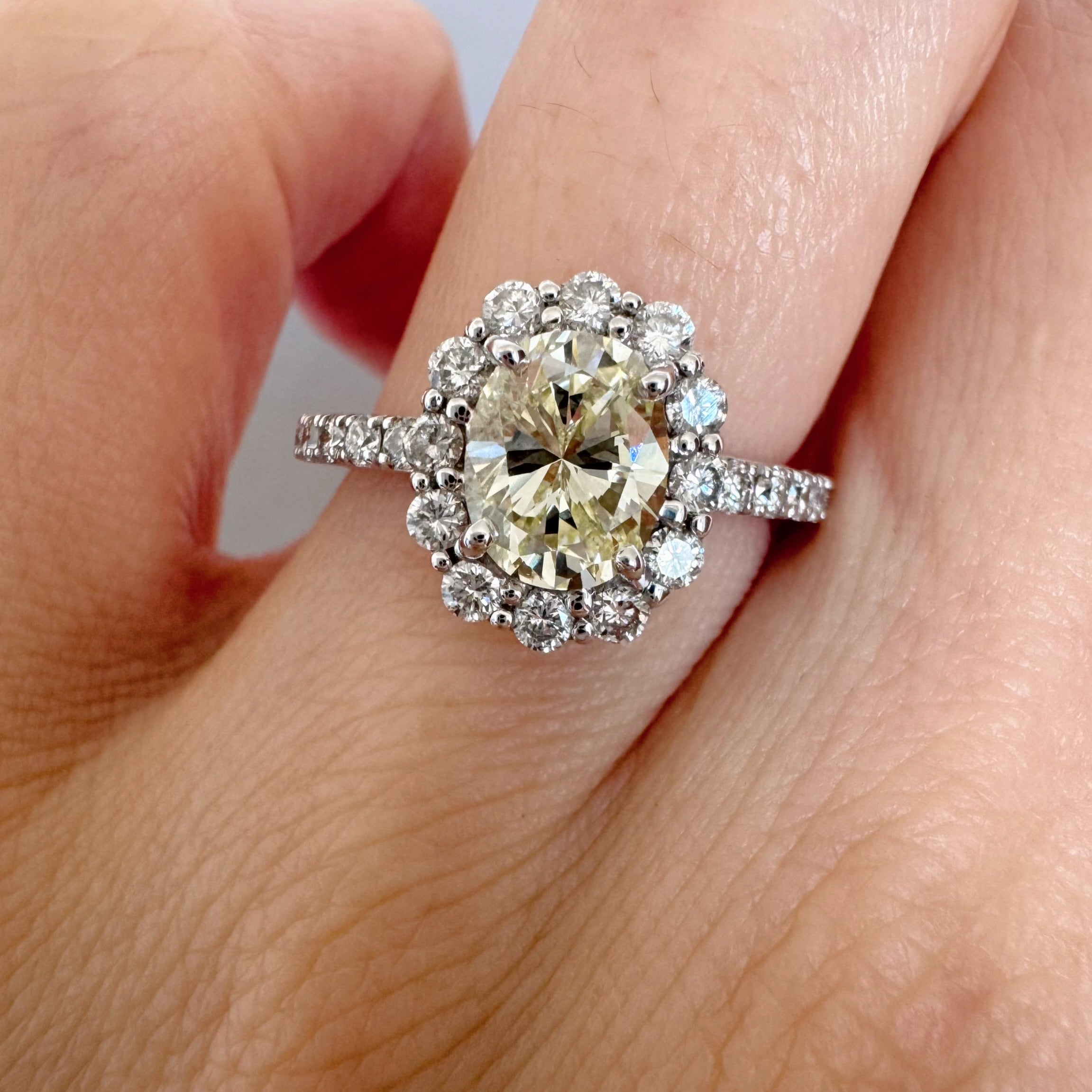 21［一点物］リング ダイヤ 1.1ct OV PT