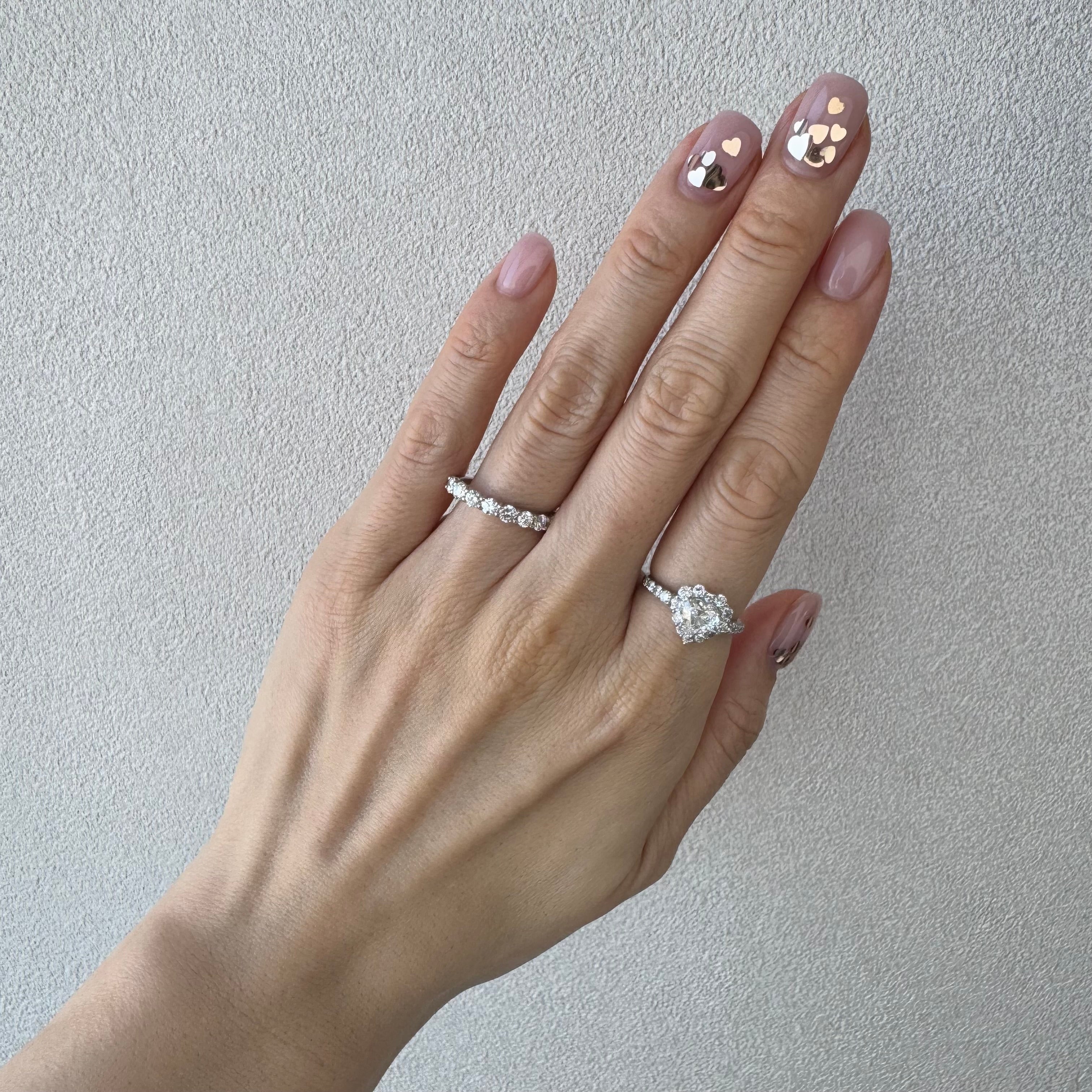 9［一点物］リング ダイヤ 0.7ct HS PT