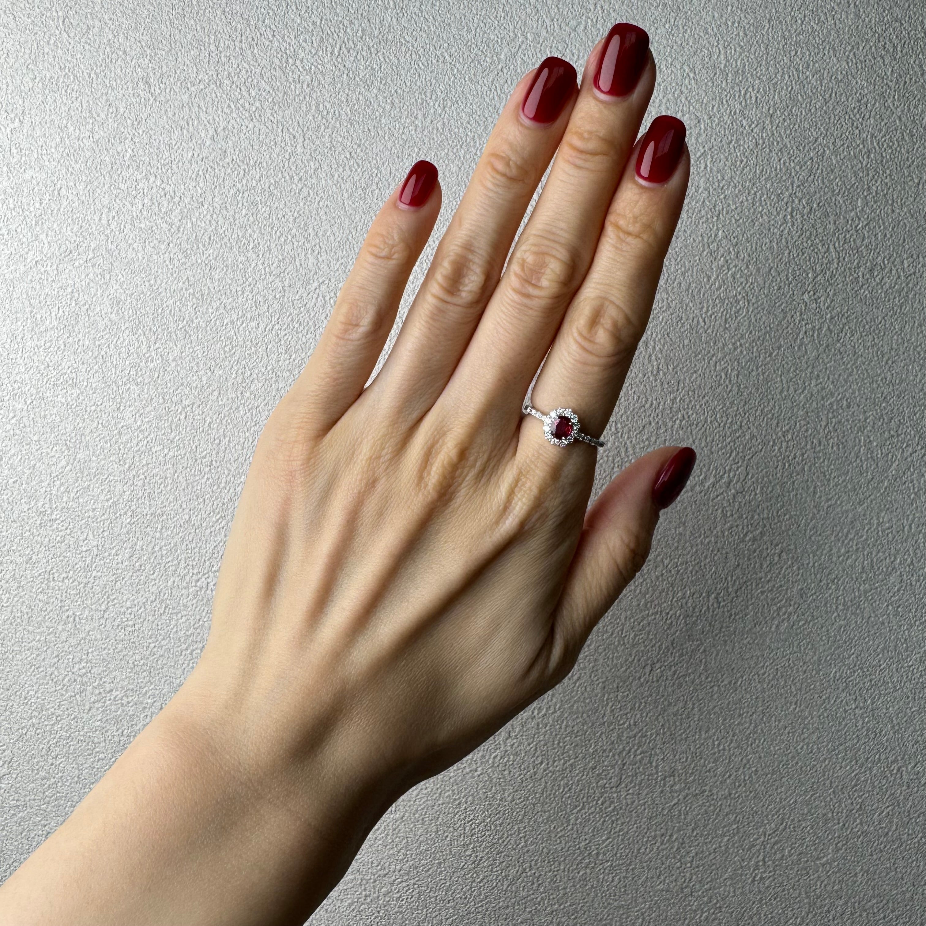 83［一点物］リング ルビー 0.4ct前後 OV PT