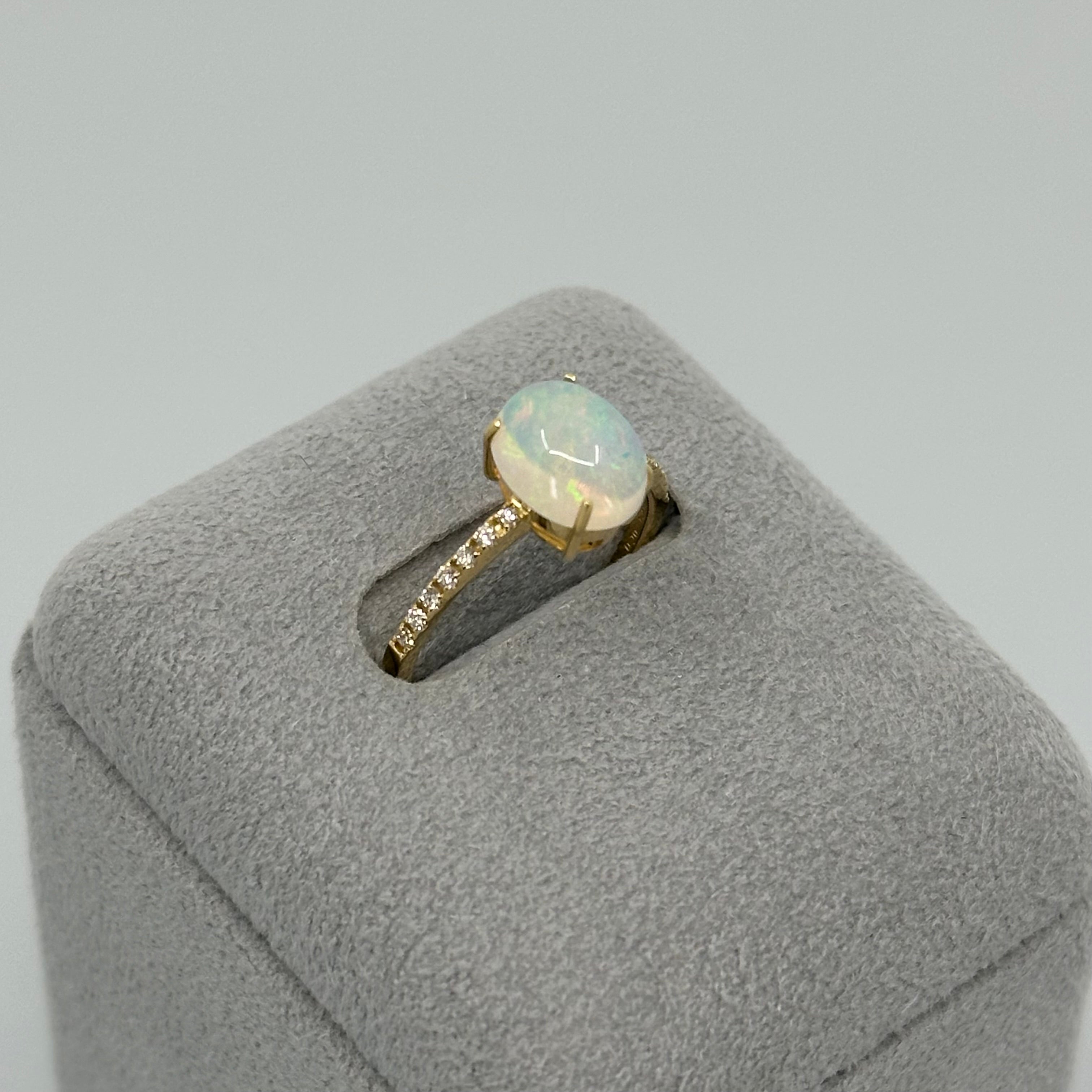 ［一点物］リング  オパール  1.4ct   YG/PT