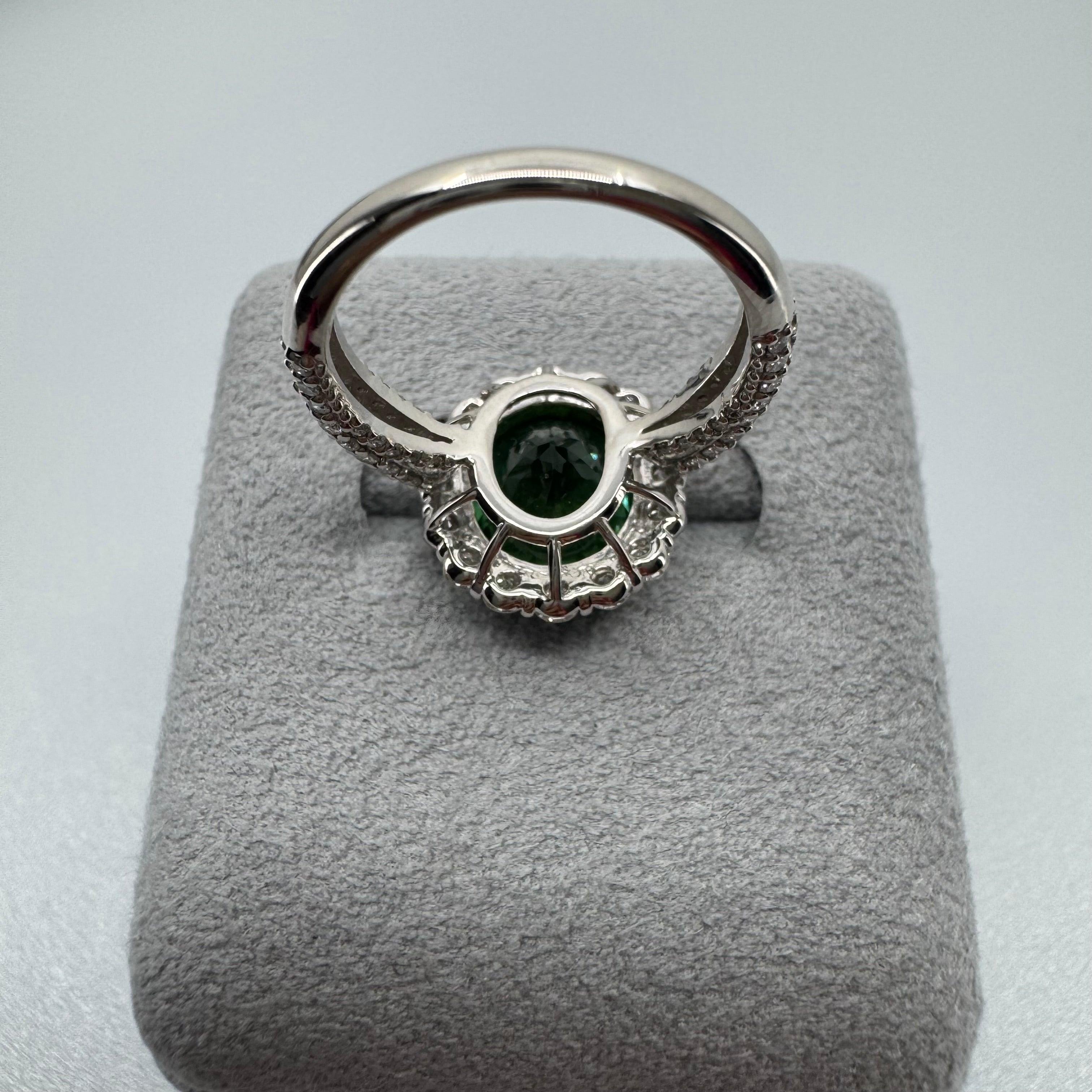 78［一点物］リング トルマリン 中石4.5ct前後 OV PT