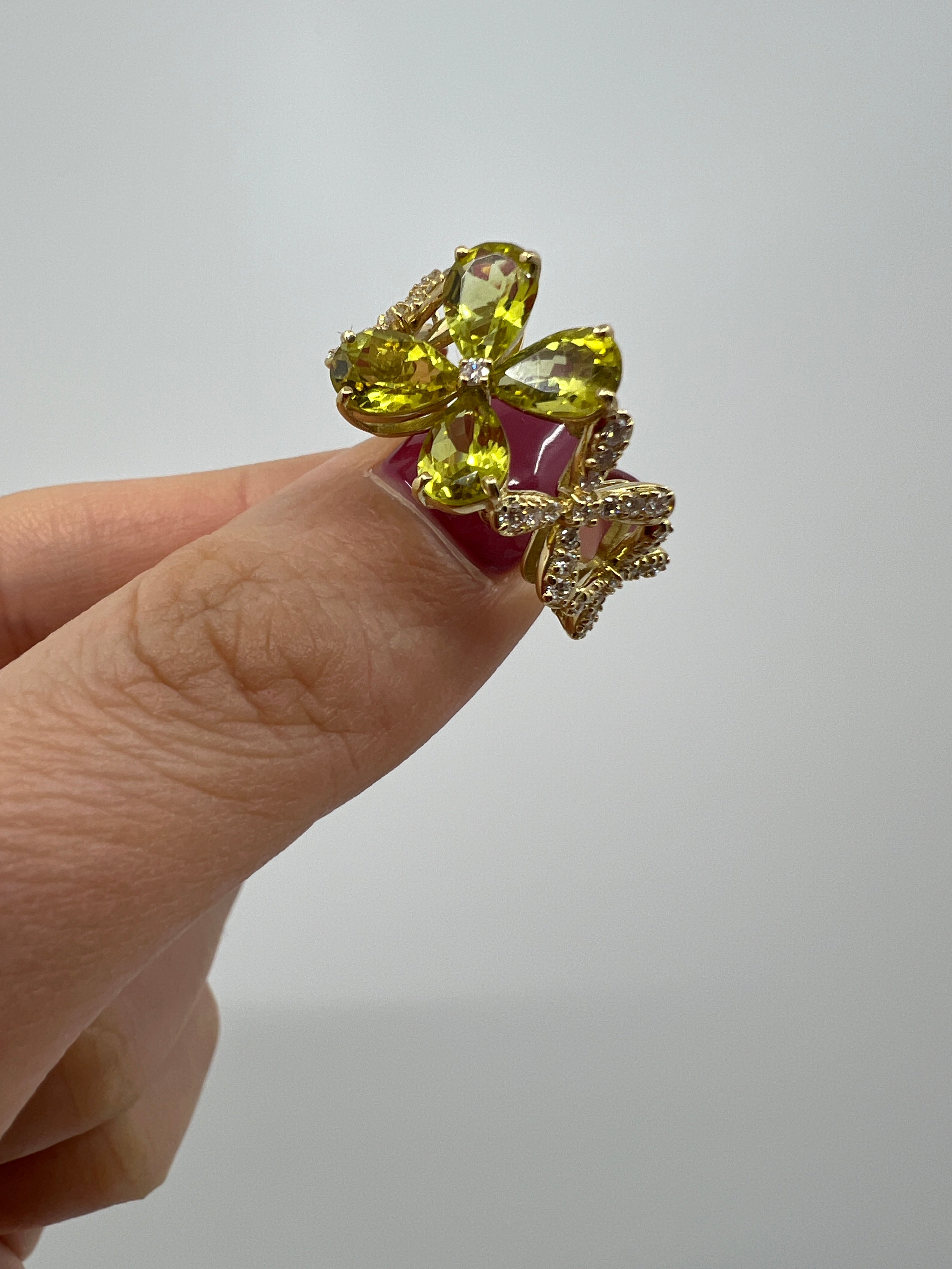 ［クロシェ］リング カナリートルマリン 2ct PS