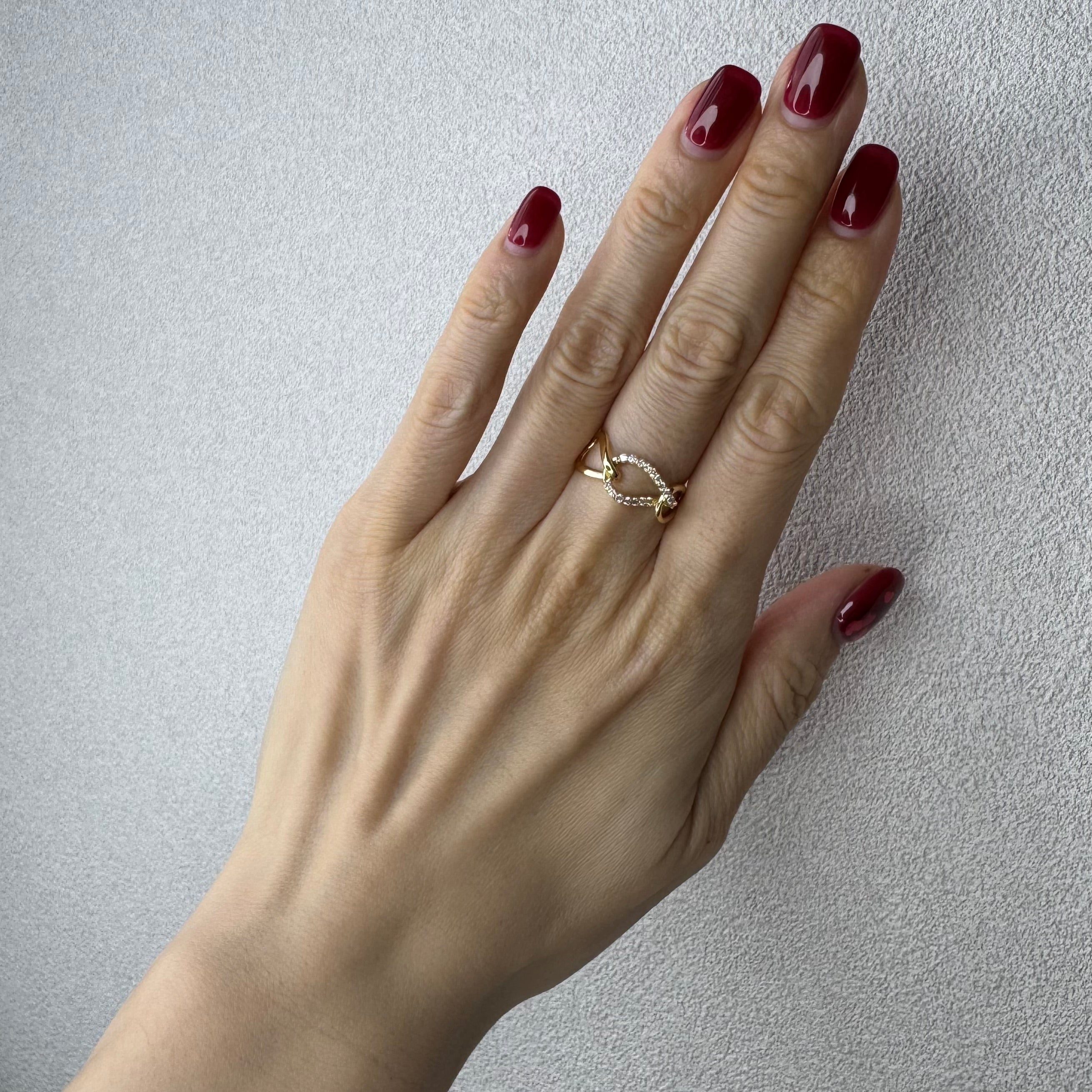 ［パズル］ ダイヤ リング 0.15ct