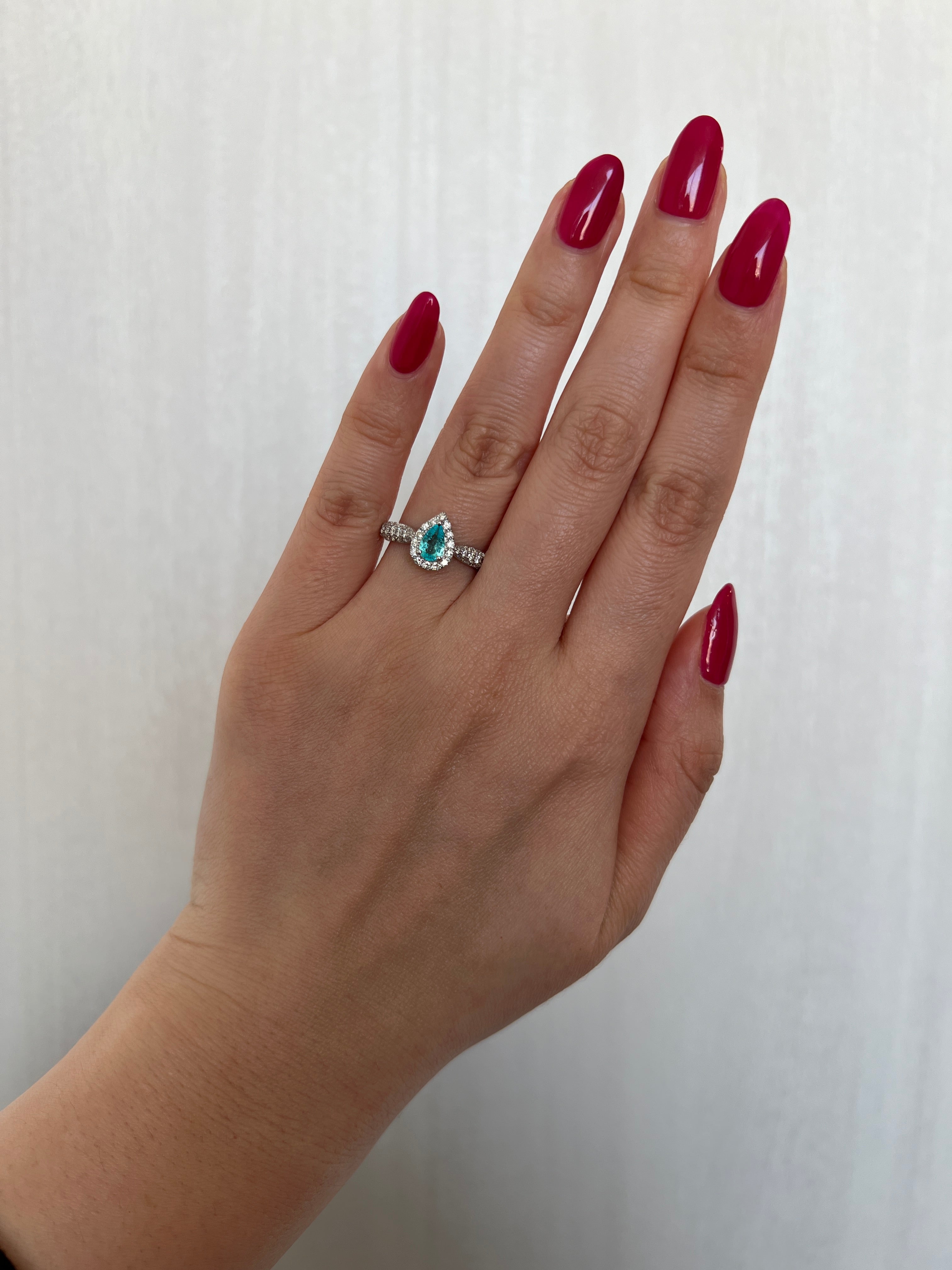 149-特品 パリの小路 パライバ 中石0.38ct前後 PS PT リング〜ブラジル産 GIA 彩子と久美子も欲しい｜AYAKO SAKURAI（櫻井 彩子（サクライ アヤコ））公式通販サイト