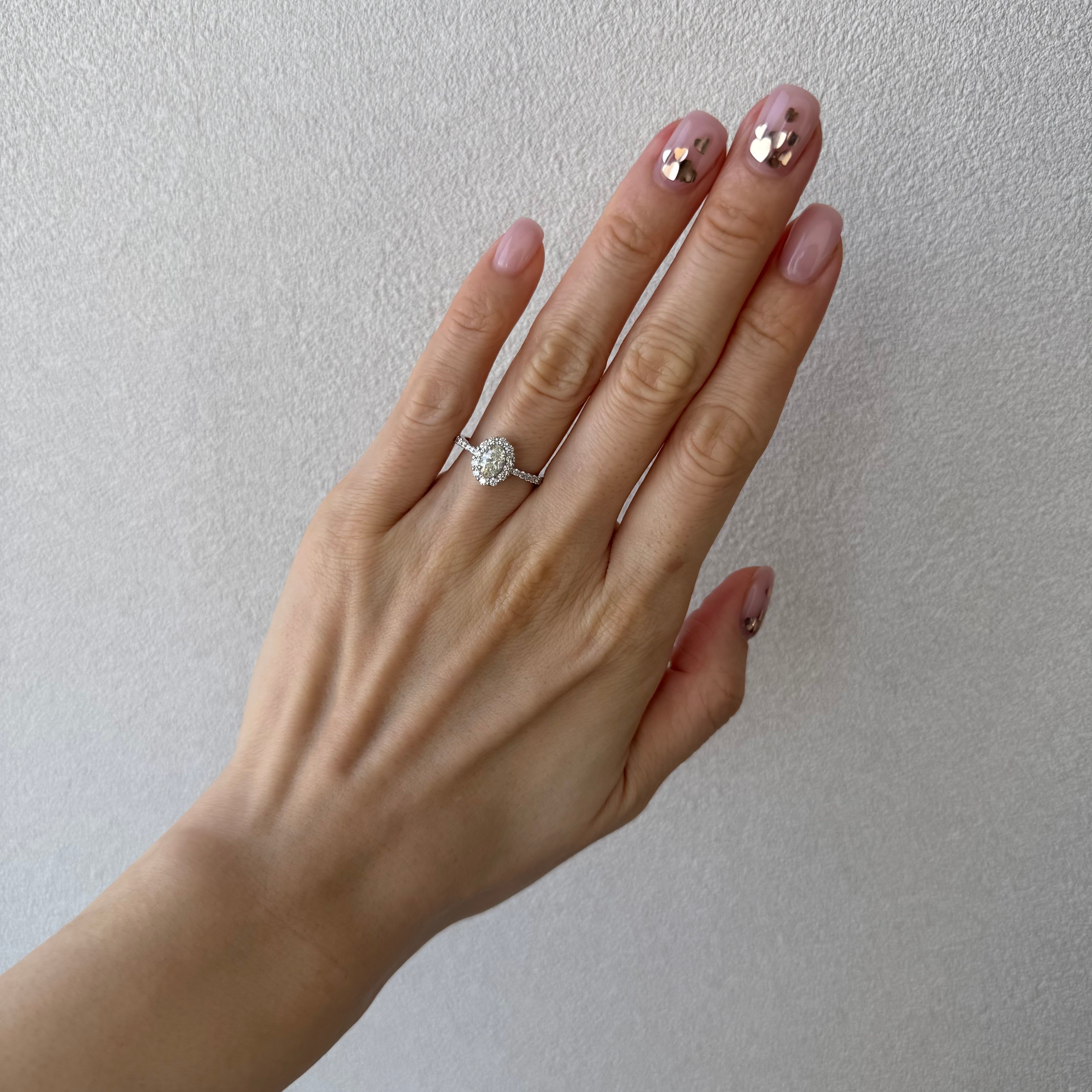 11［一点物］リング ダイヤ 0.5ct OV PT