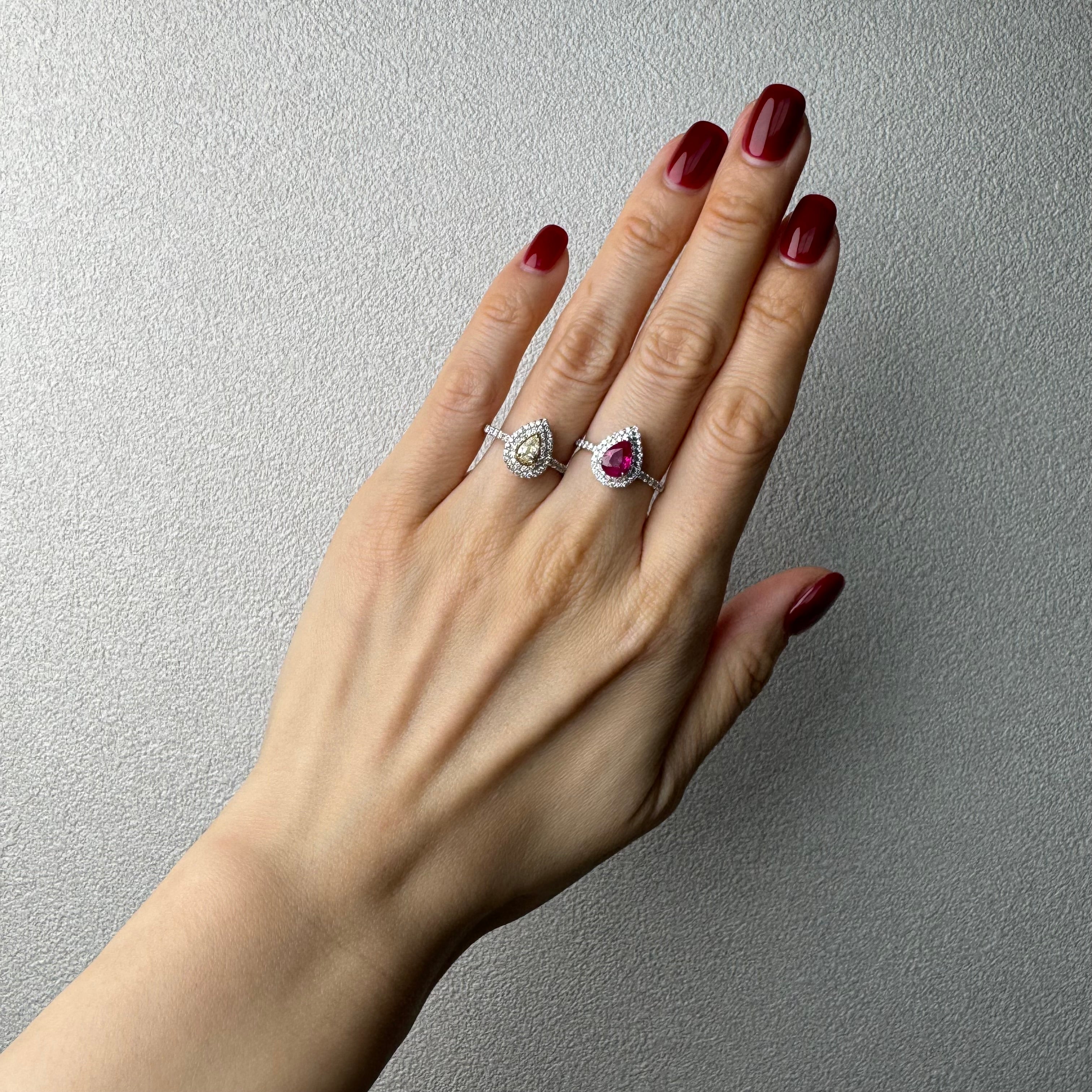 85［一点物］リング ルビー 1.0ct前後 PS PT