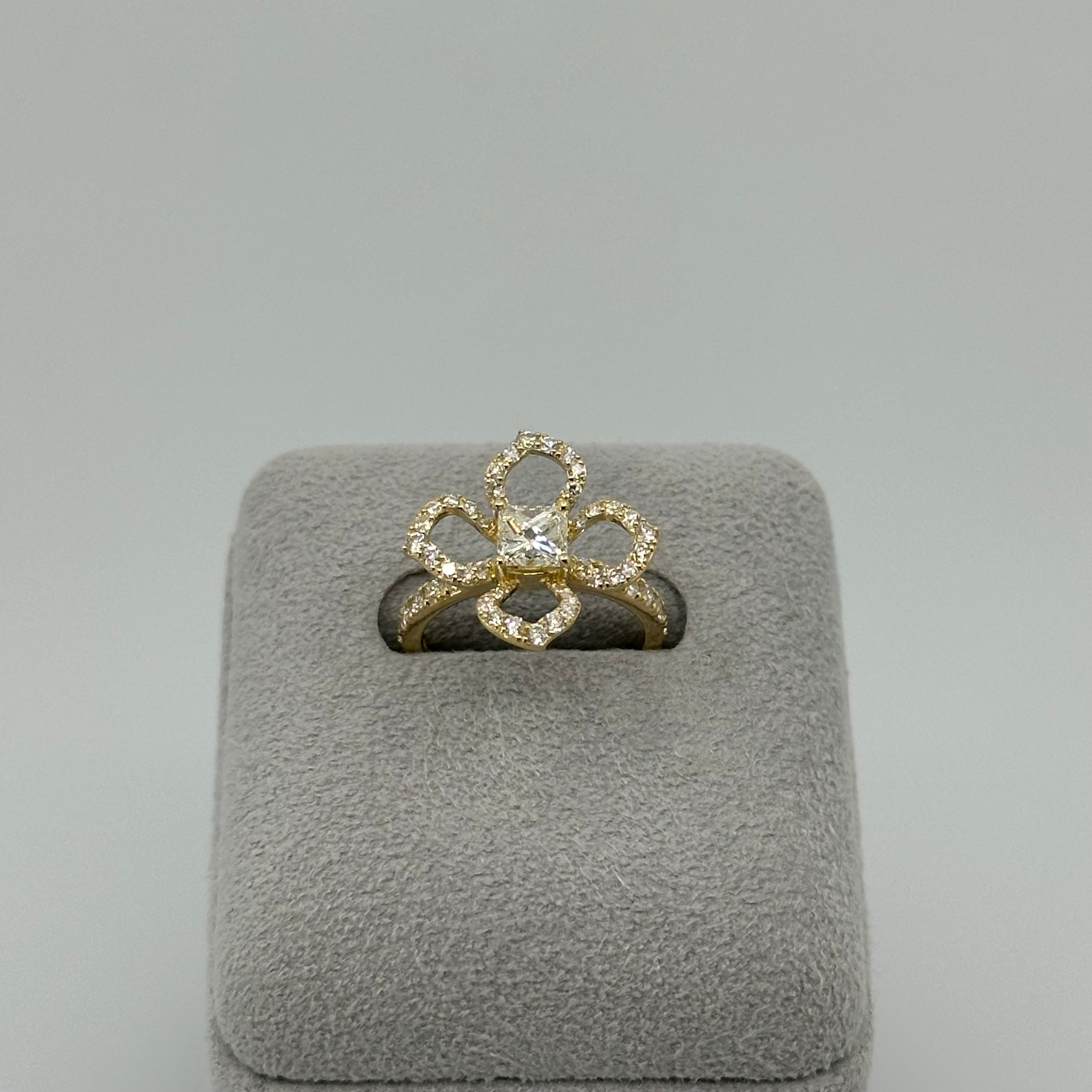 ［新作/ハナミズキ］リング ダイヤモンド