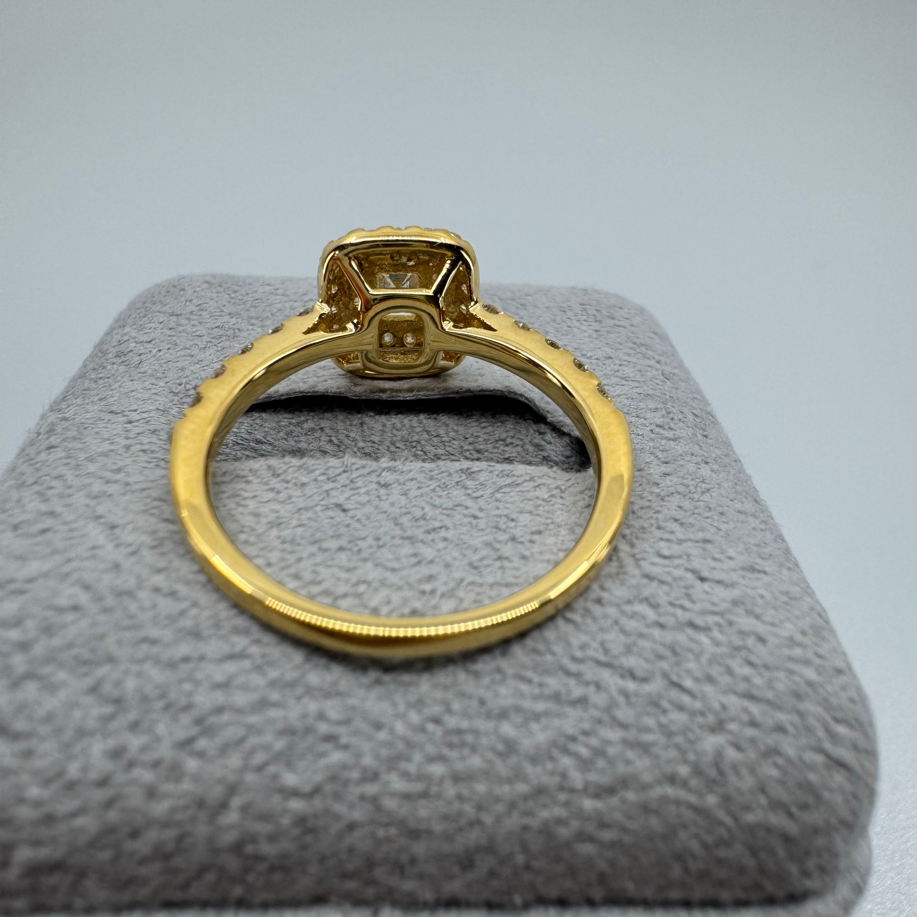 ［一点物/アドラーブル］リング ダイヤ 0.3ct SQ K18YG