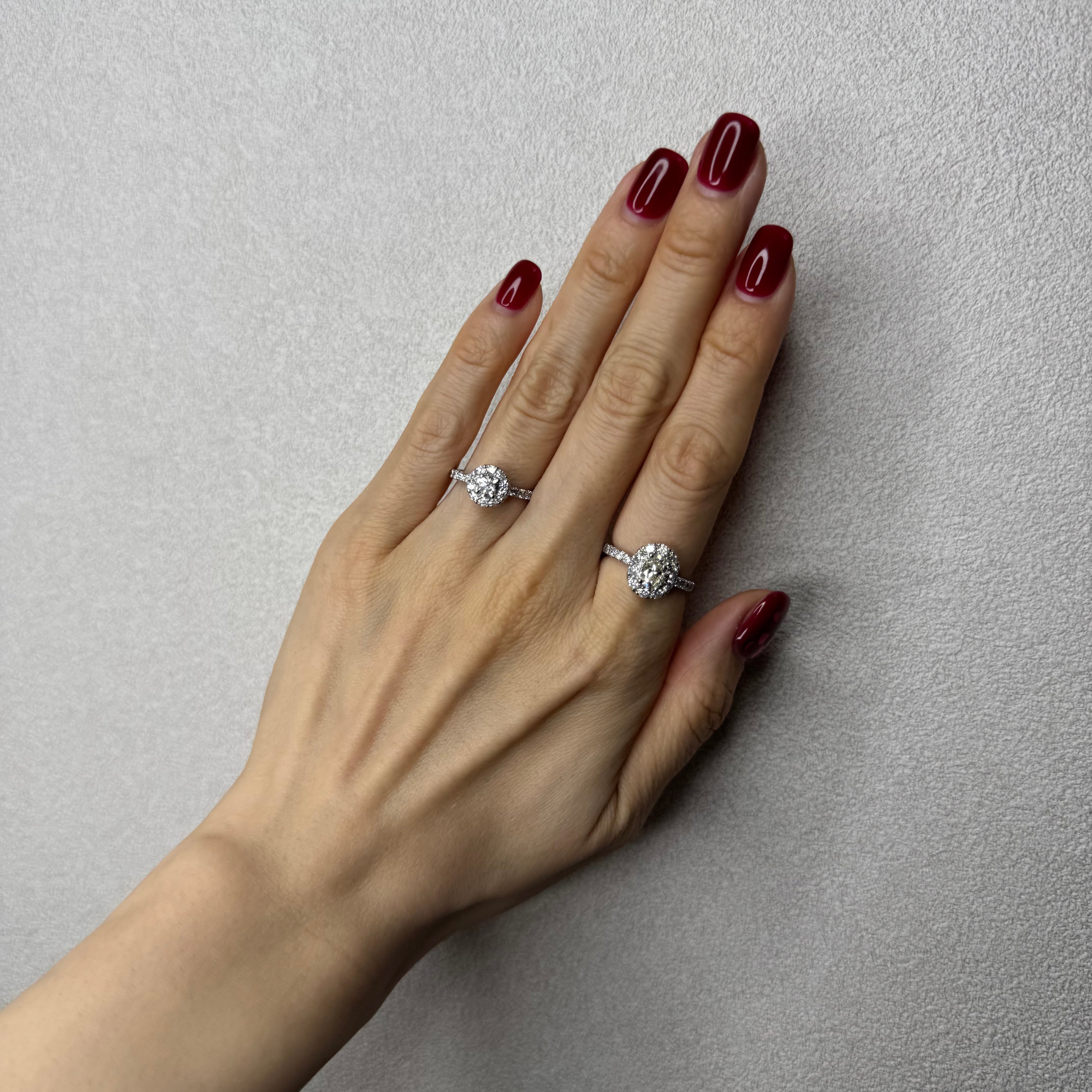 20［一点物］リング ダイヤ 1ct OV PT