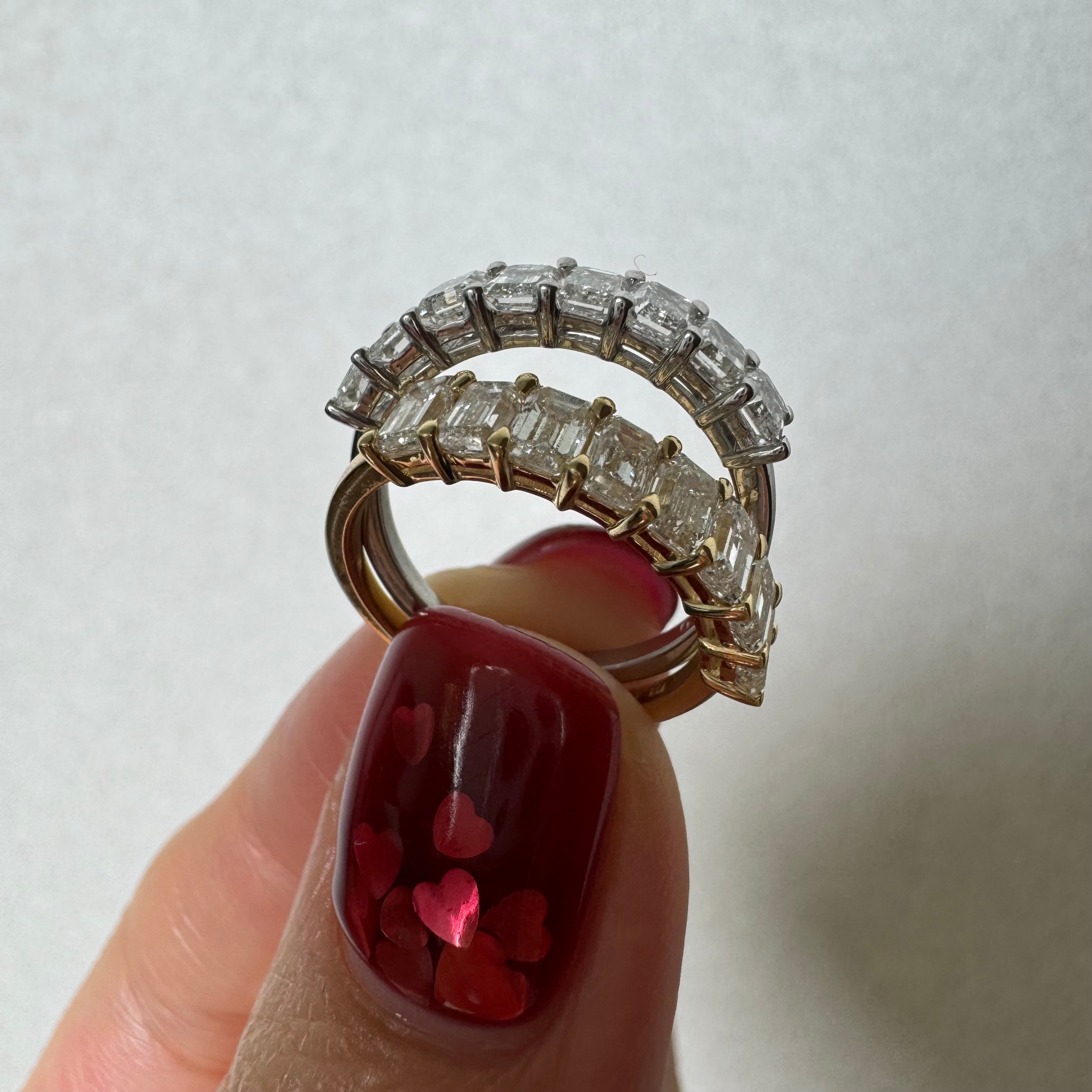 ［エクラ］リング ダイヤ 1pc0.2ct前後×8pc 1.4ct前後 EM