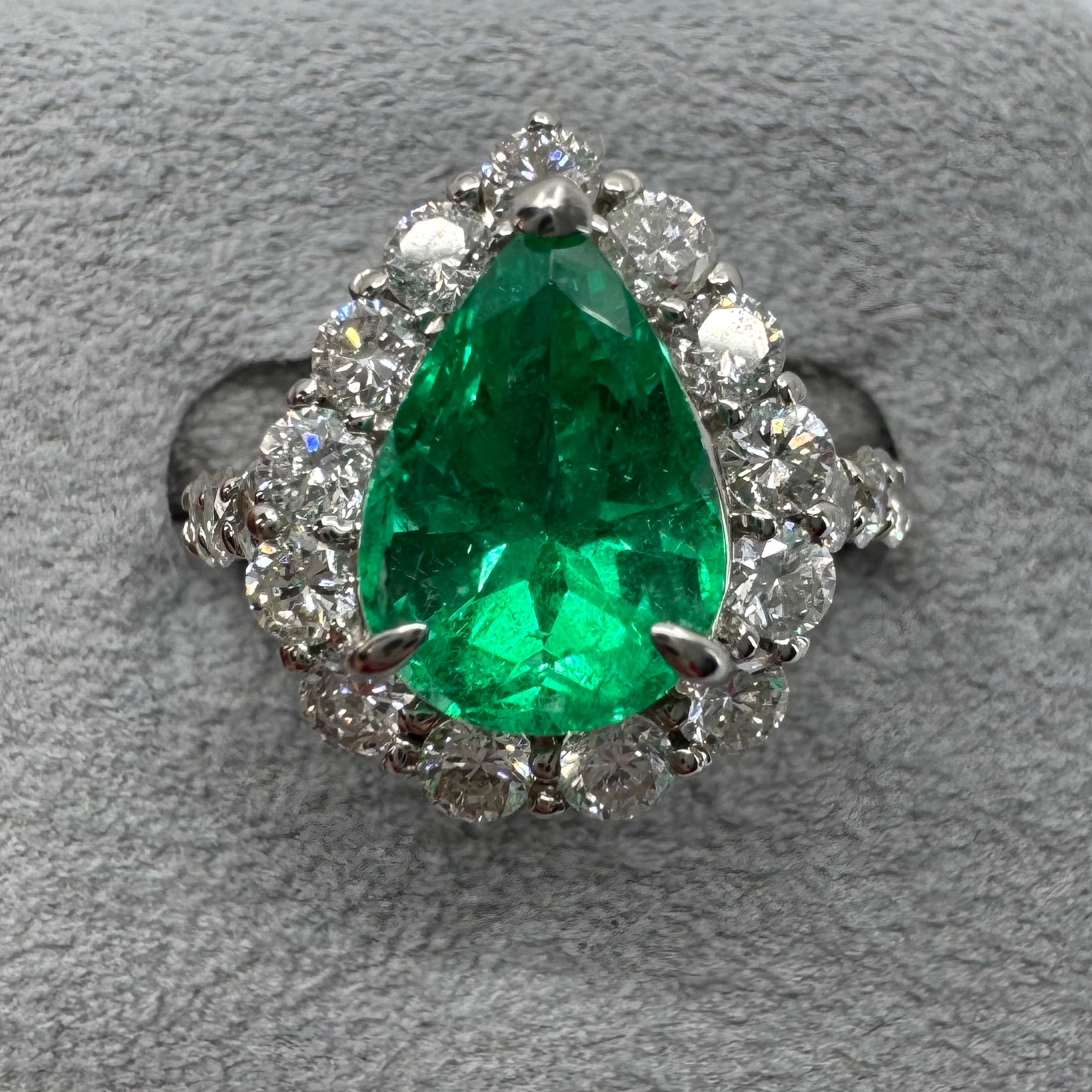 1［一点物］リング エメラルド 2.6ct PS PT