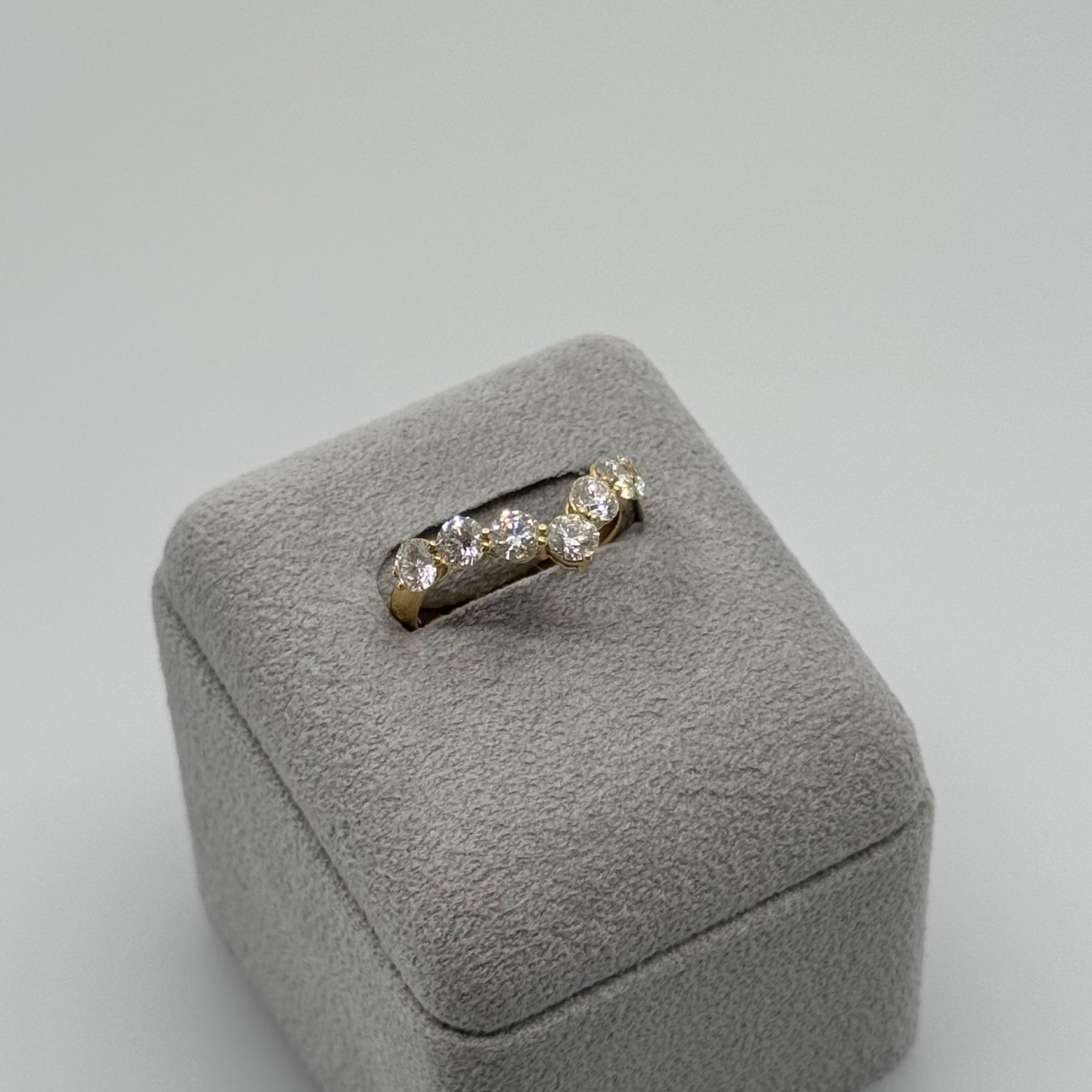 ［パピヨン］リング ダイヤ 1pc0.2ct×7pc