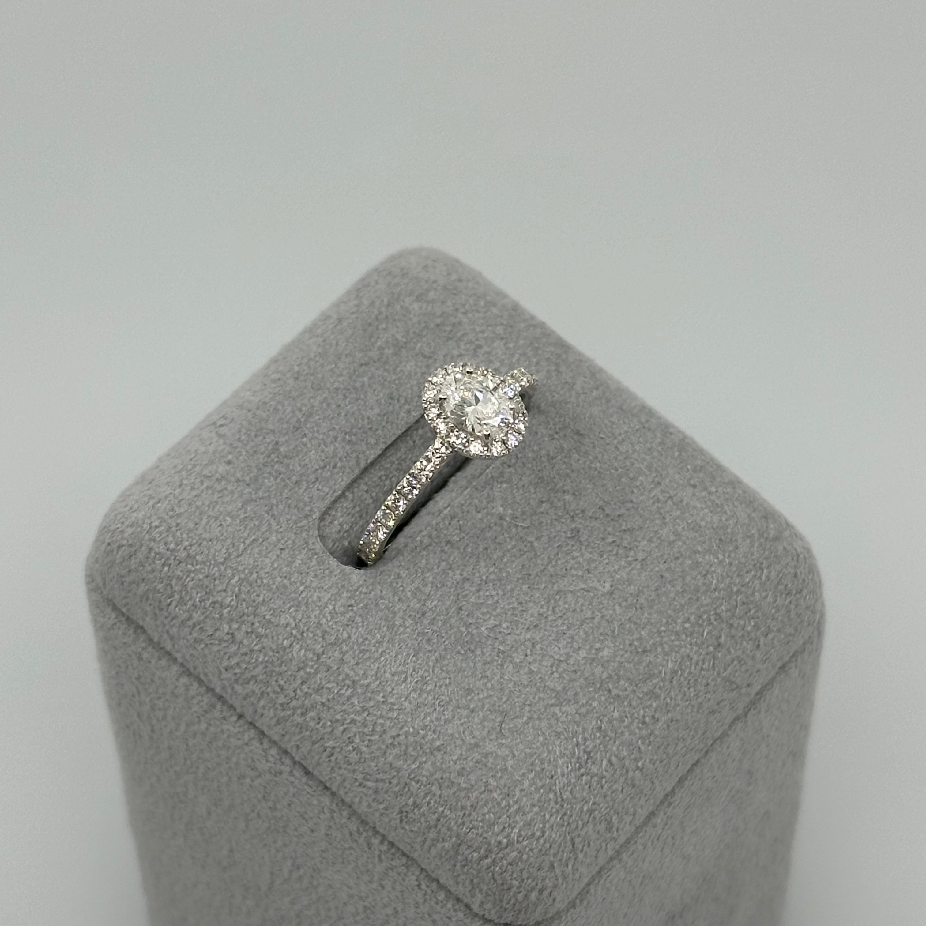 ［一点物/オルコス］リング ダイヤ 中石0.5ct OV PT 〜D VS1 GIA