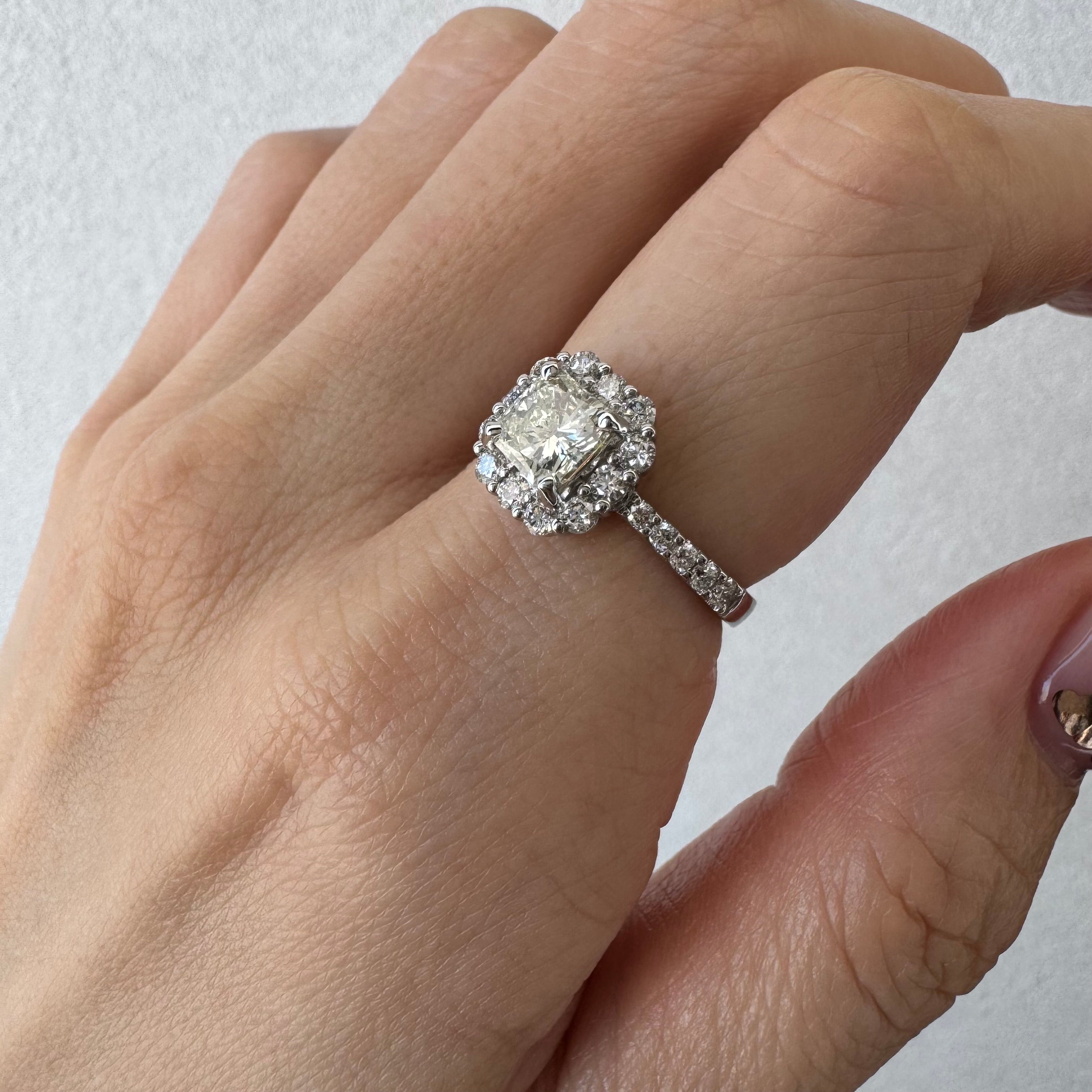 23［一点物］リング ダイヤ 1ct SQ PT