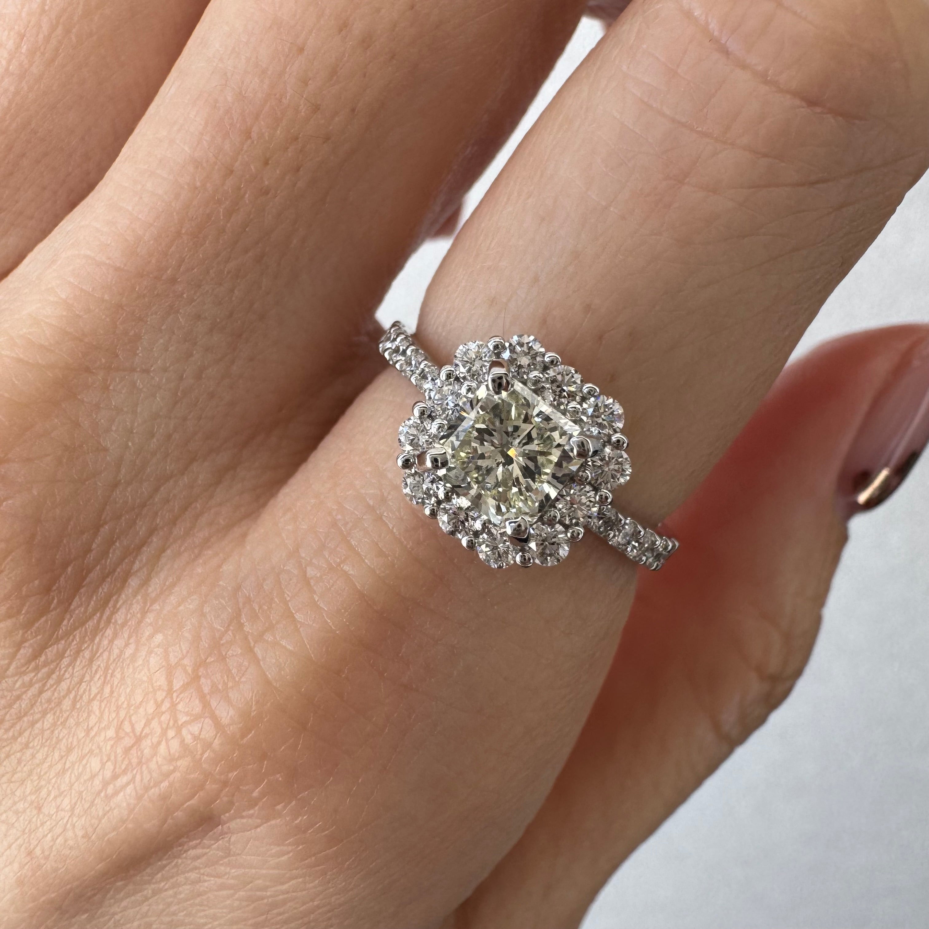 23［一点物］リング ダイヤ 1ct SQ PT