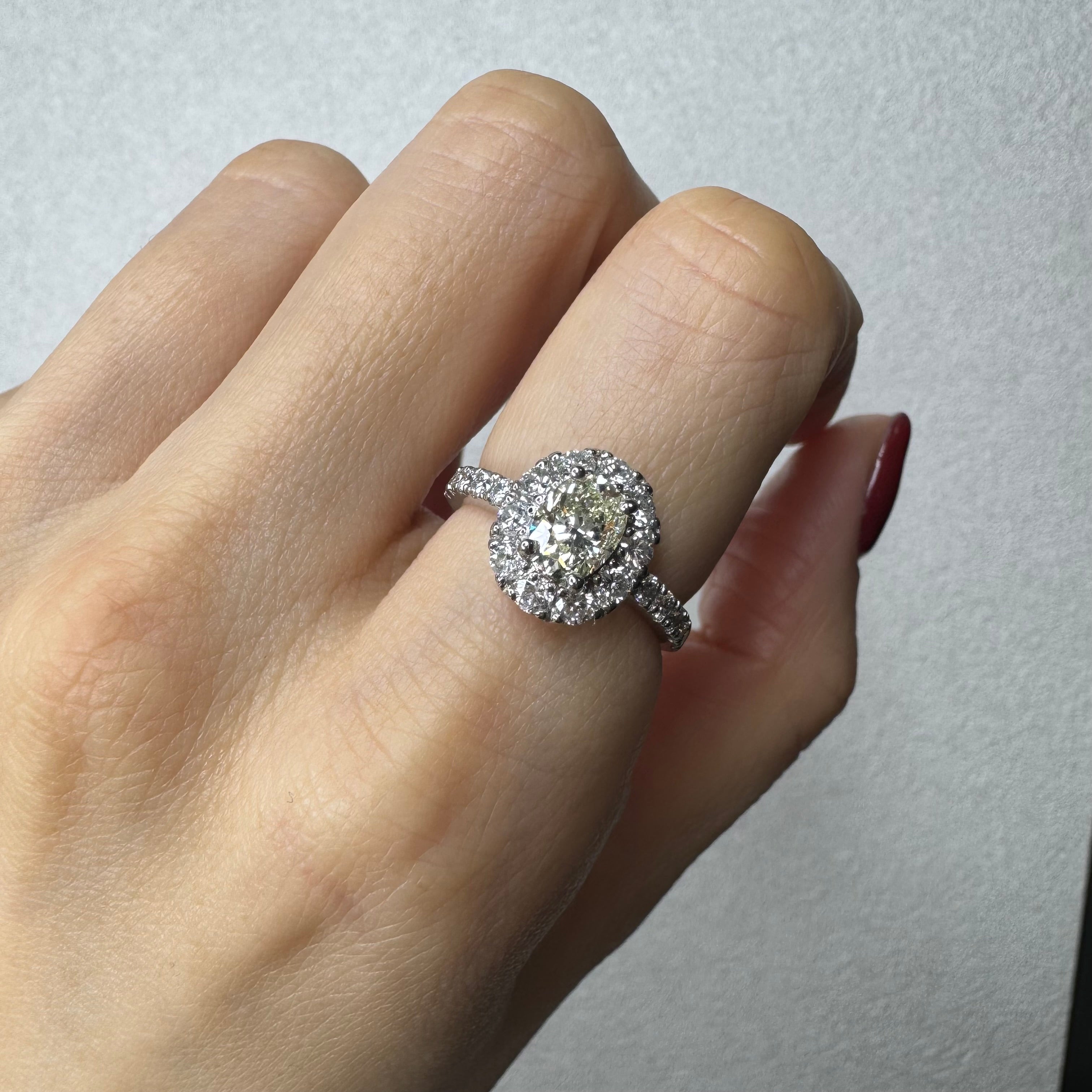 20［一点物］リング ダイヤ 1ct OV PT