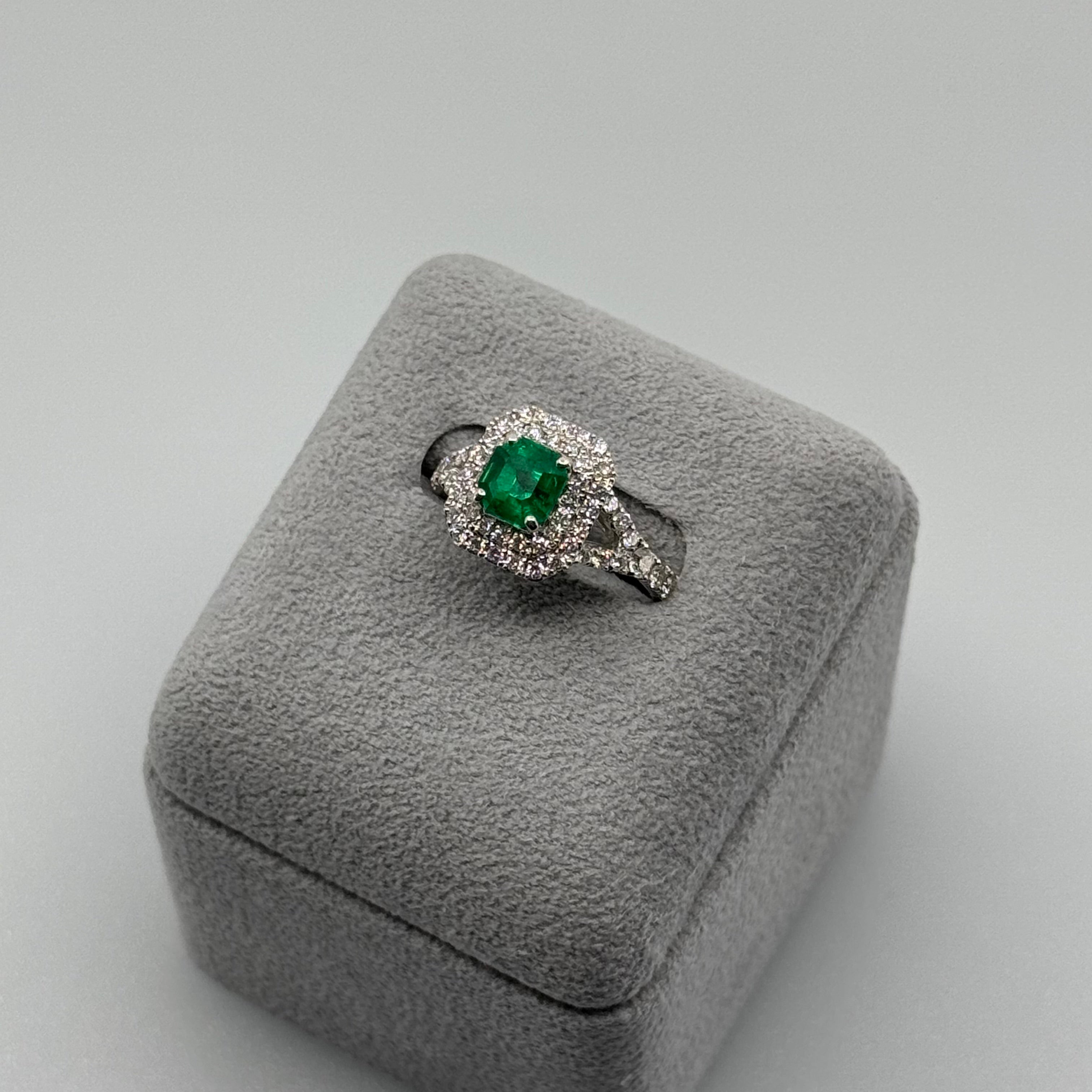 5［一点物］リング エメラルド 1ct SQ PT