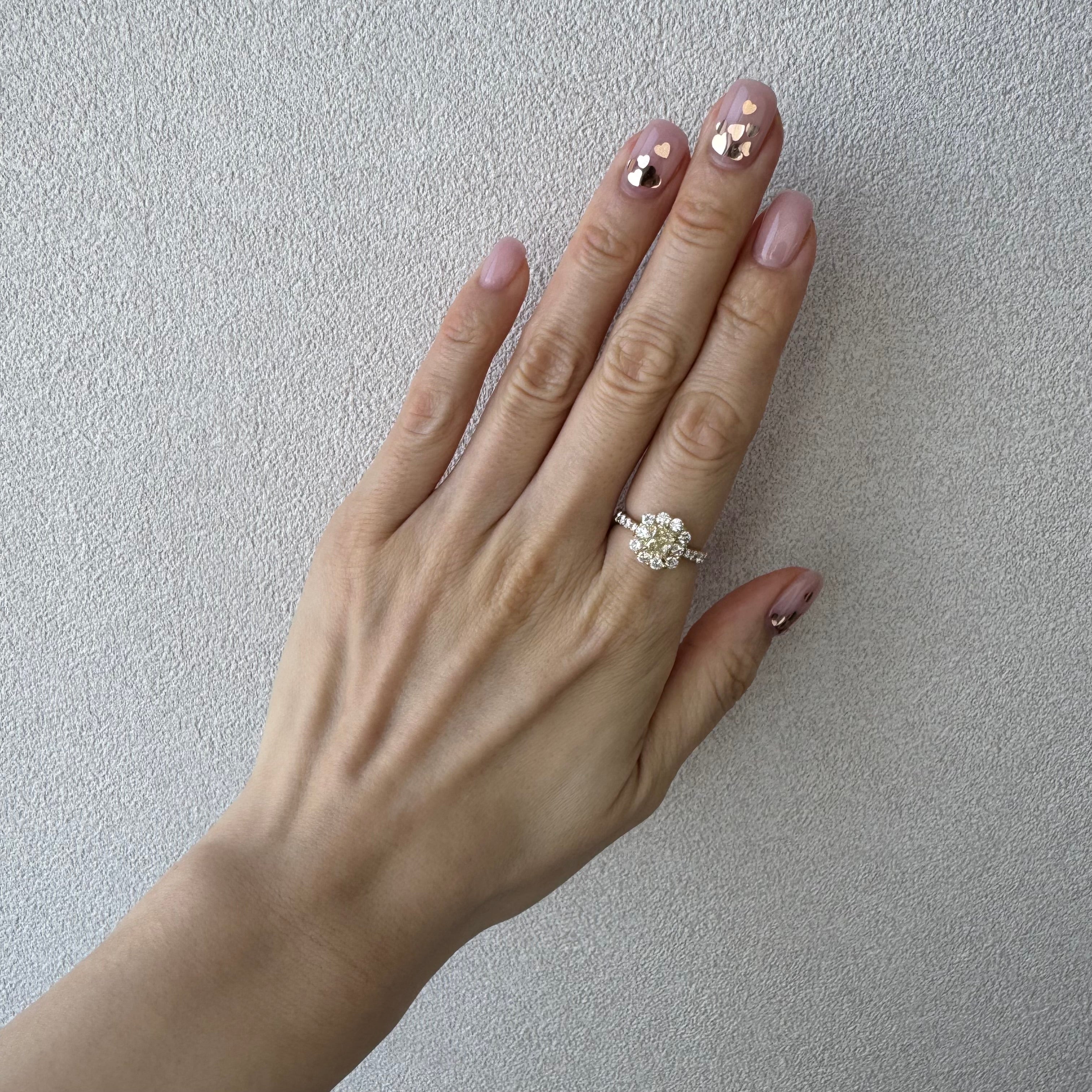 25［一点物］リング ダイヤ 0.8ct SQ K18YG