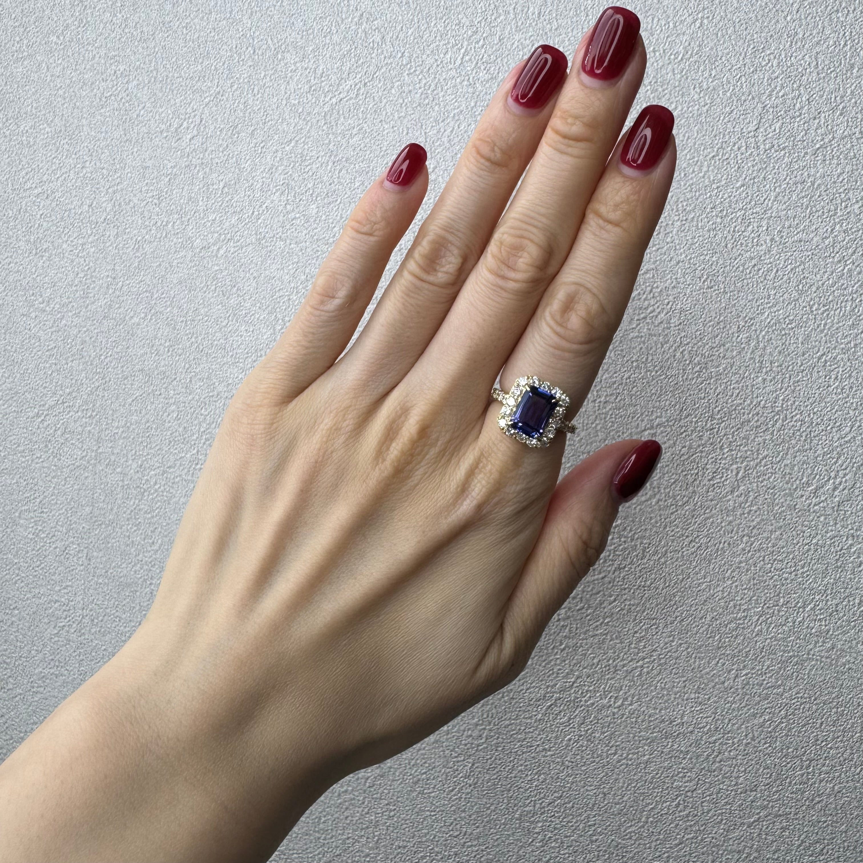 197［一点物］リング タンザナイト 4.5ct EM YG