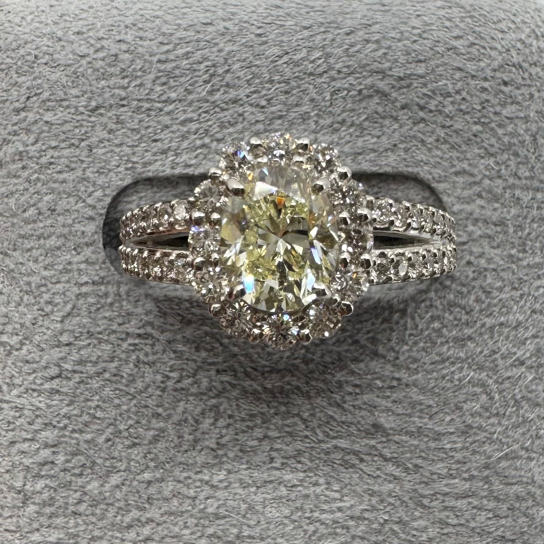 12［一点物］リング ダイヤ 1.0ct前後 OV PT