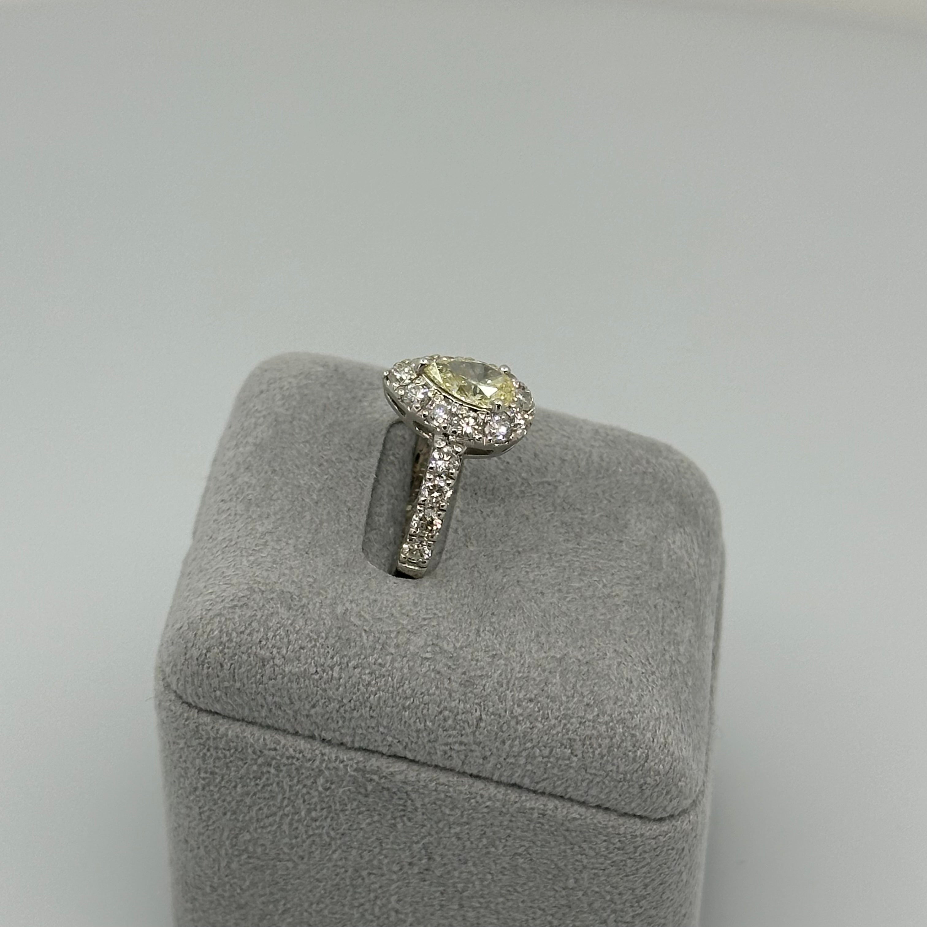 16［一点物］リング ダイヤ 0.9ct PS PT