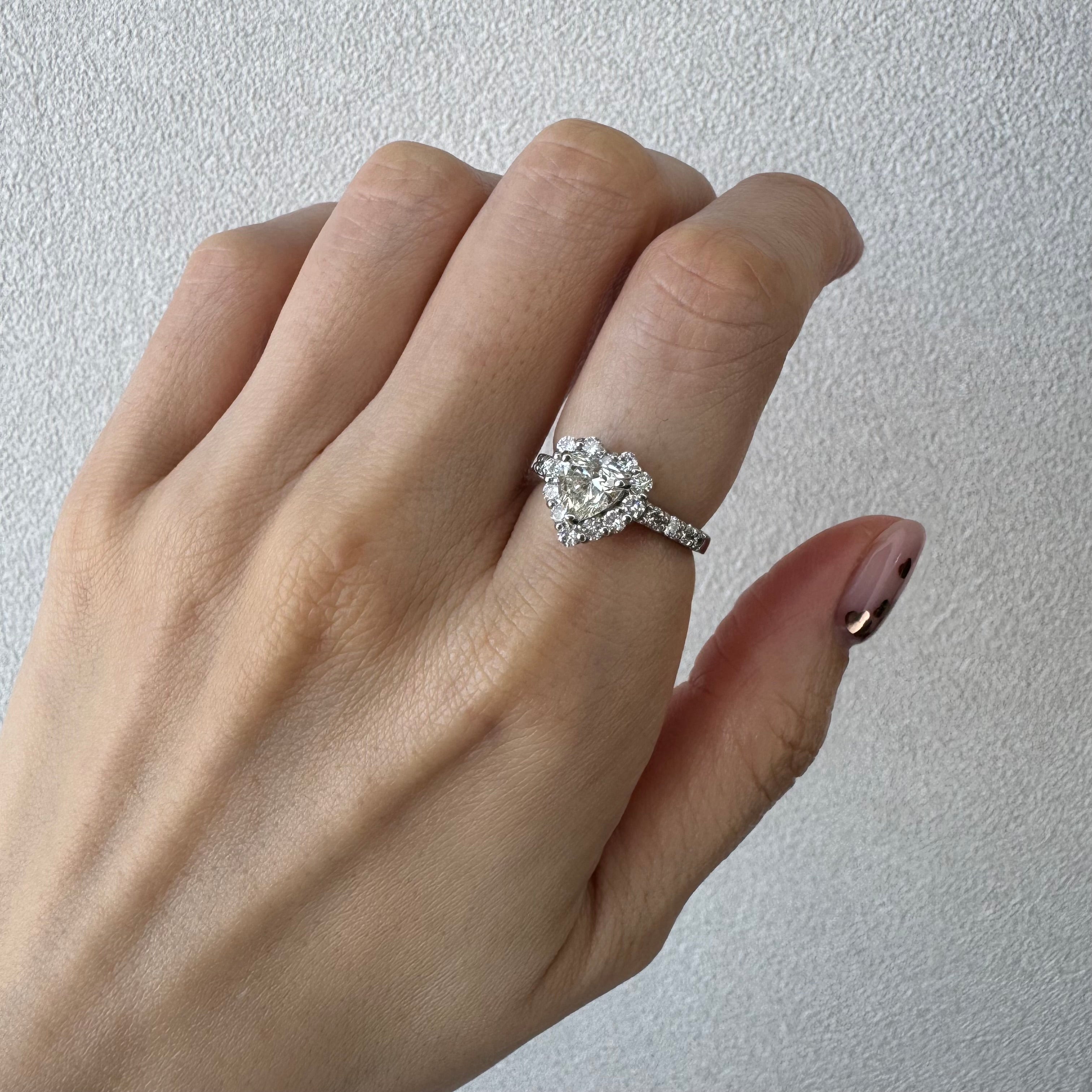 10［一点物］リング ダイヤ 1ct HS PT