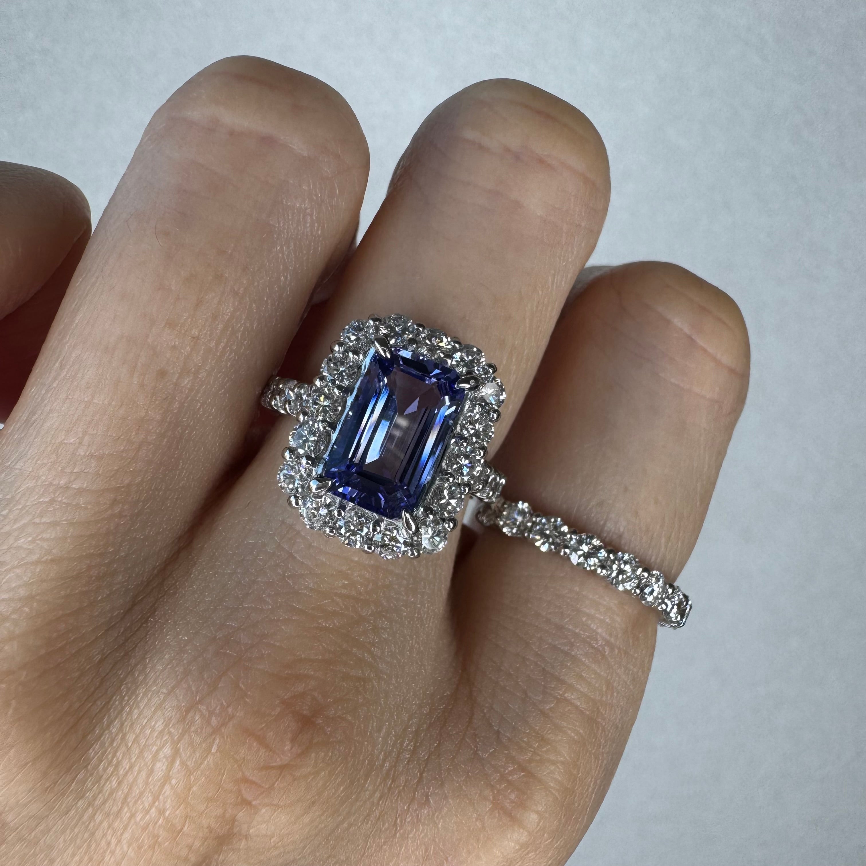 194［一点物］リング タンザナイト 2.9ct前後 SQ PT