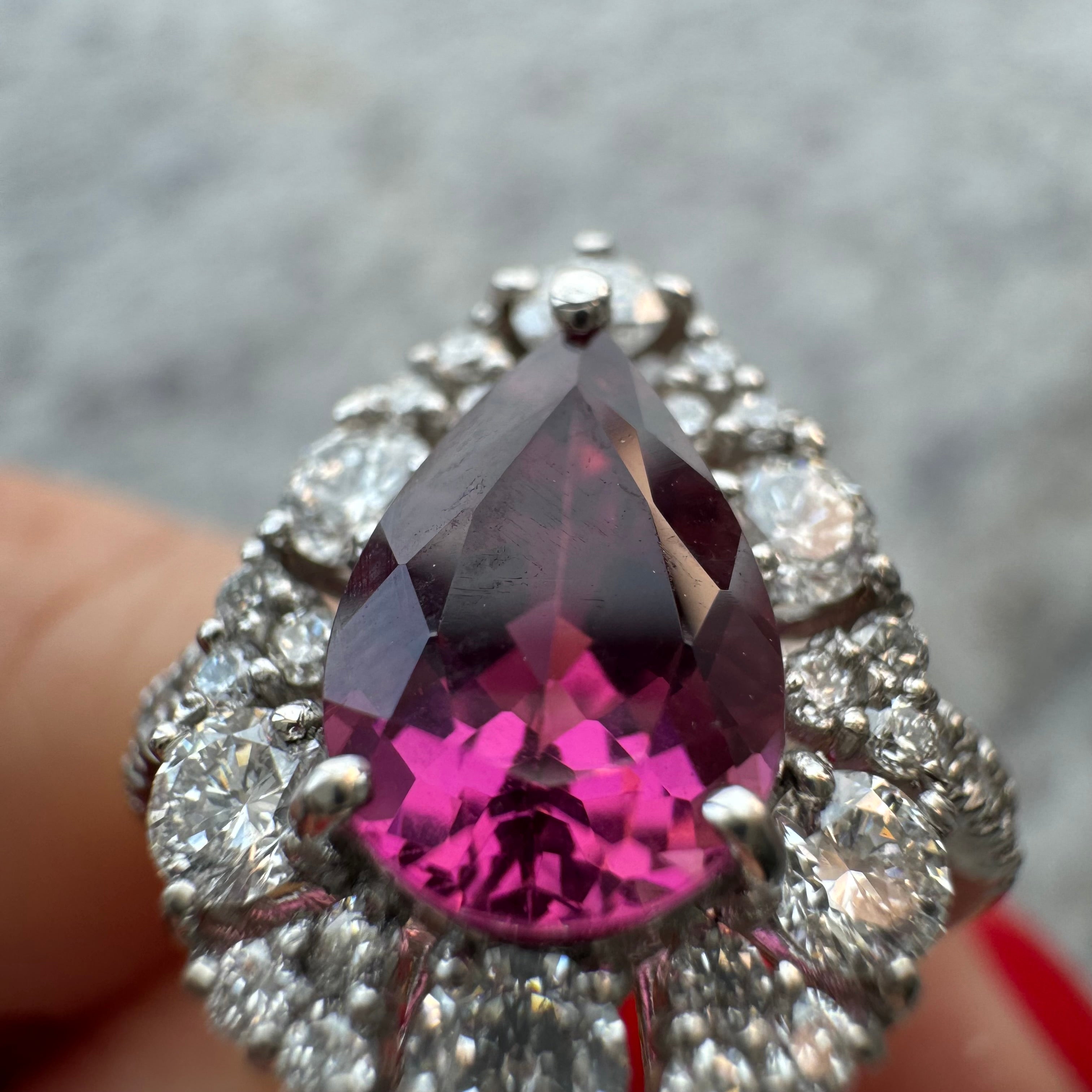 120-③超希少 セレーネ ルベライト 中石1.7ct PS PT リング｜AYAKO SAKURAI（櫻井 彩子（サクライ アヤコ））公式通販サイト