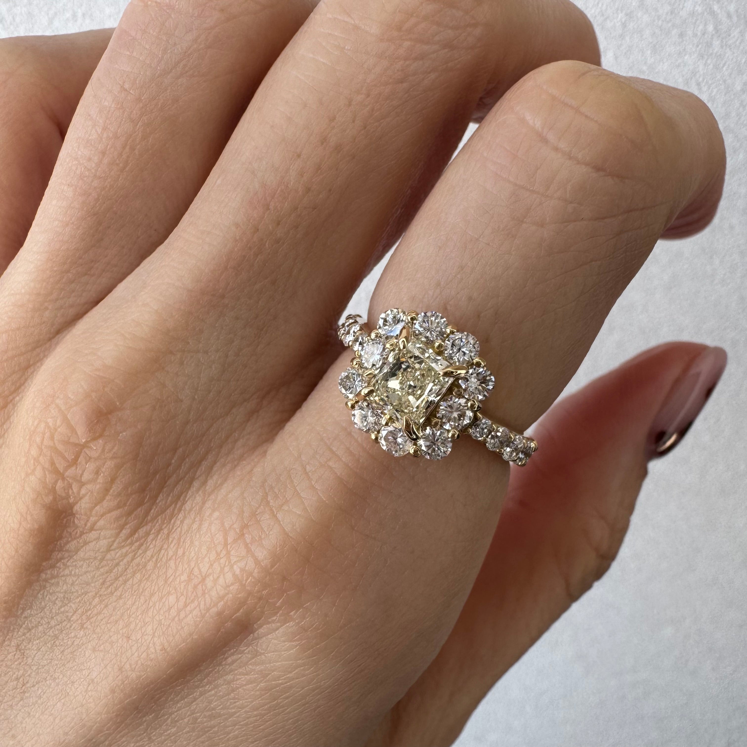 25［一点物］リング ダイヤ 0.8ct SQ K18YG