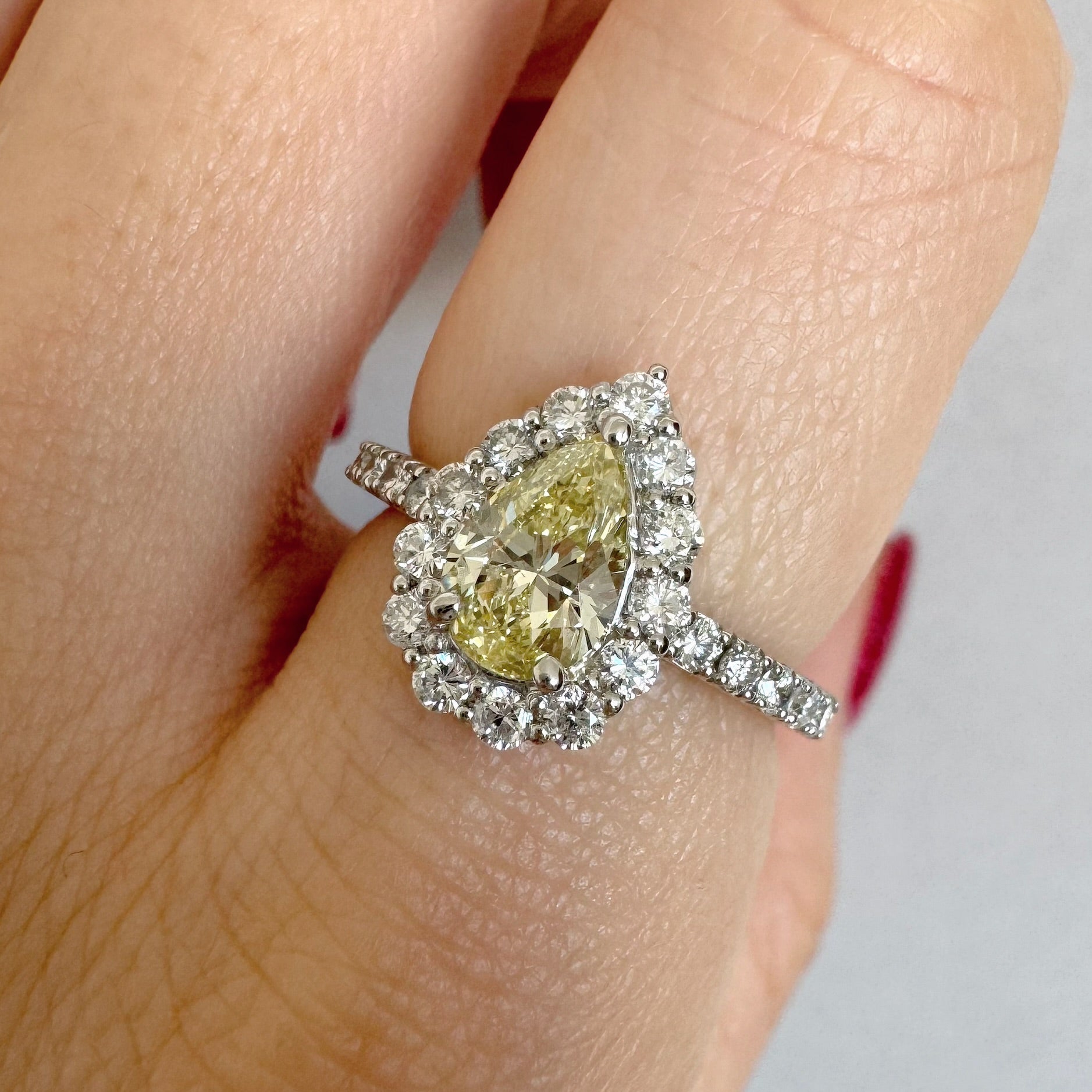 14［一点物］リング ダイヤ 1.0ct前後 PS PT