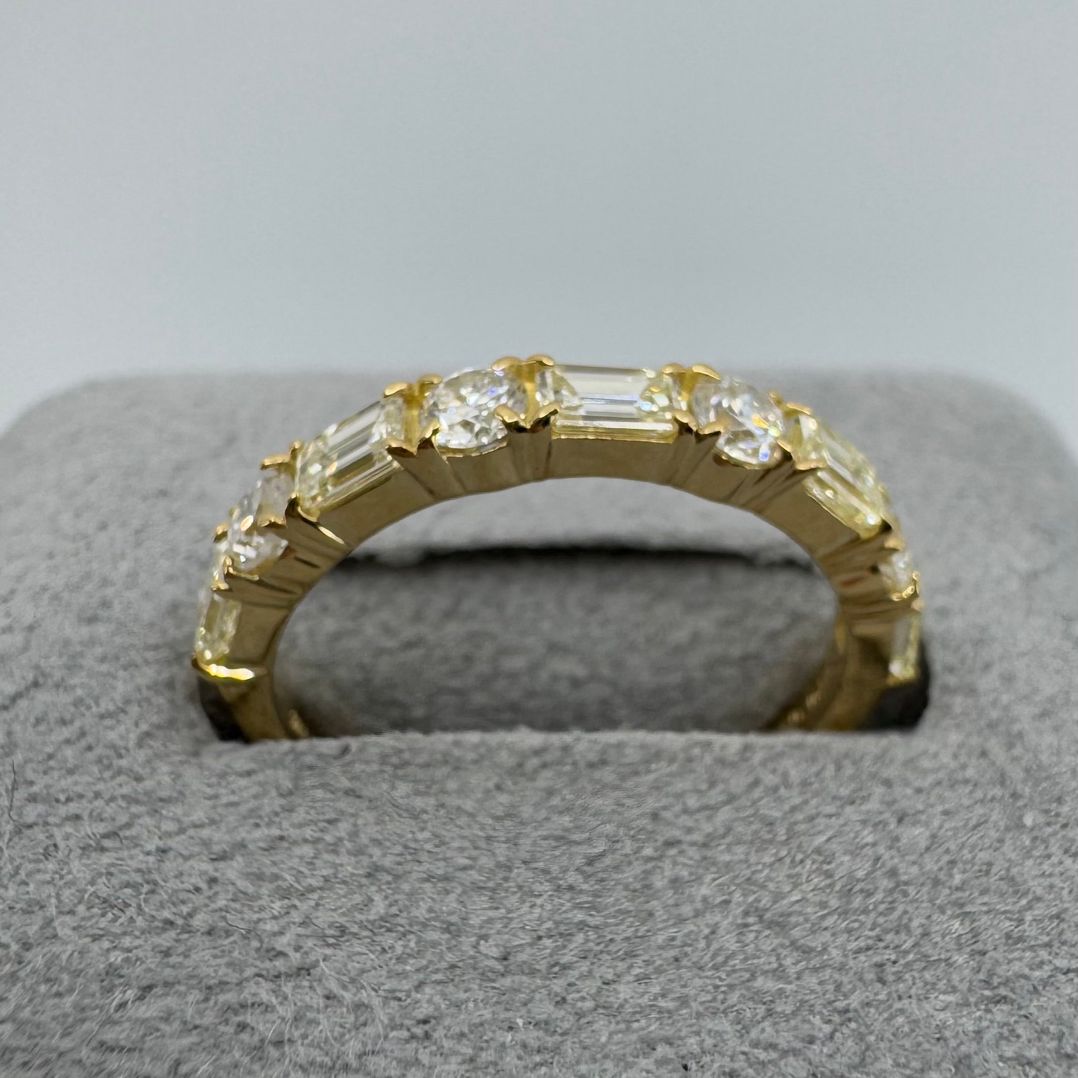 [ノンシャラン］リング ダイヤ 0.8ct RO BG PT K18YG