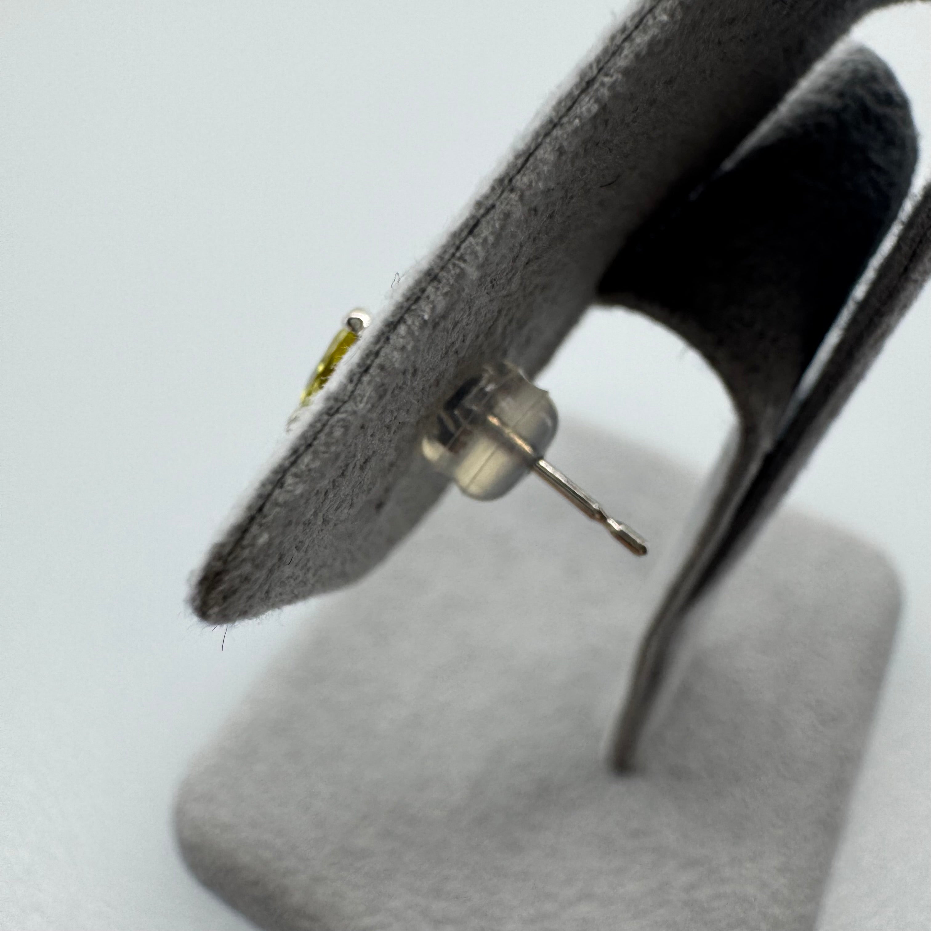 429［一点物/リモンチェッロ］ピアス カナリートルマリン 1ct PS PT