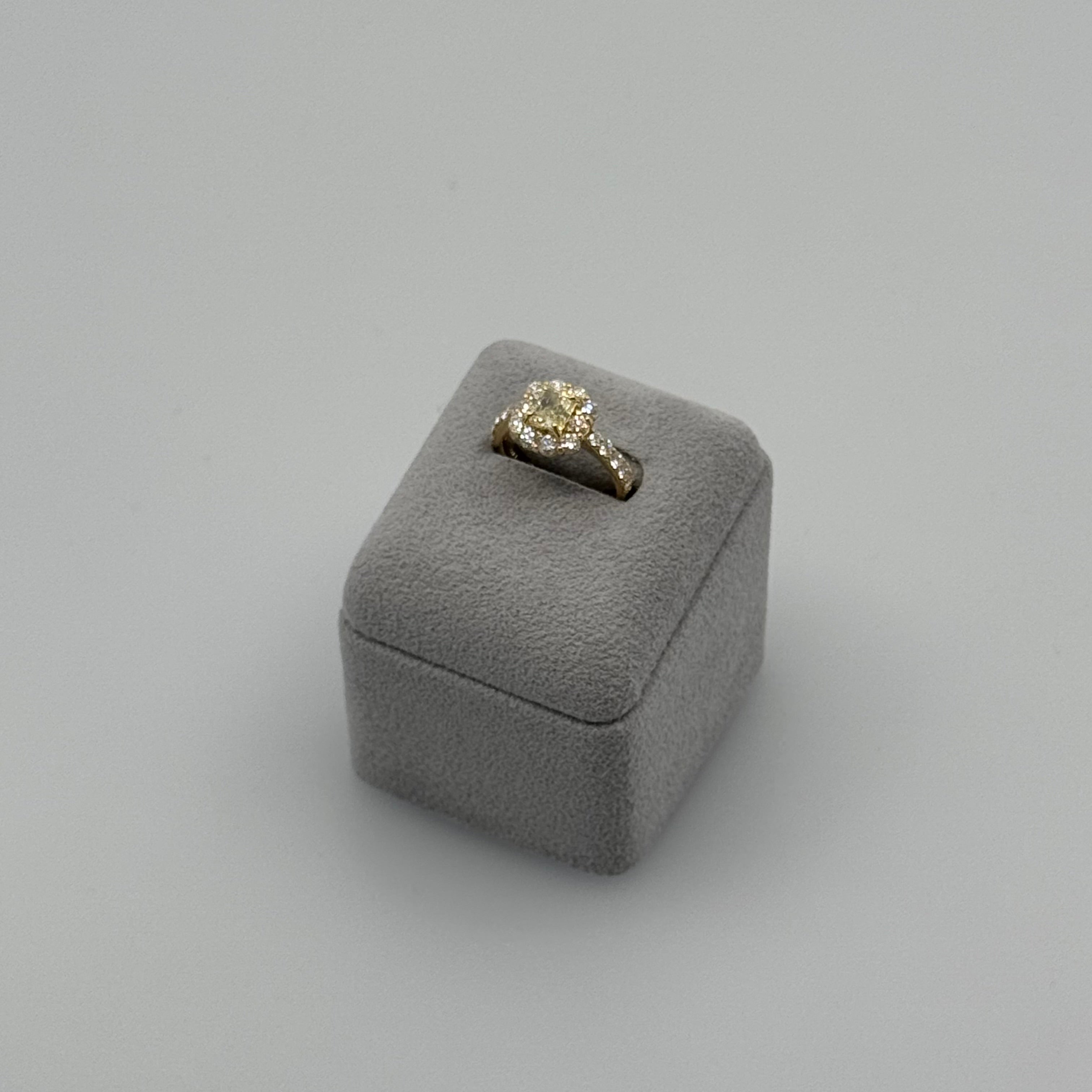 25［一点物］リング ダイヤ 0.8ct SQ K18YG