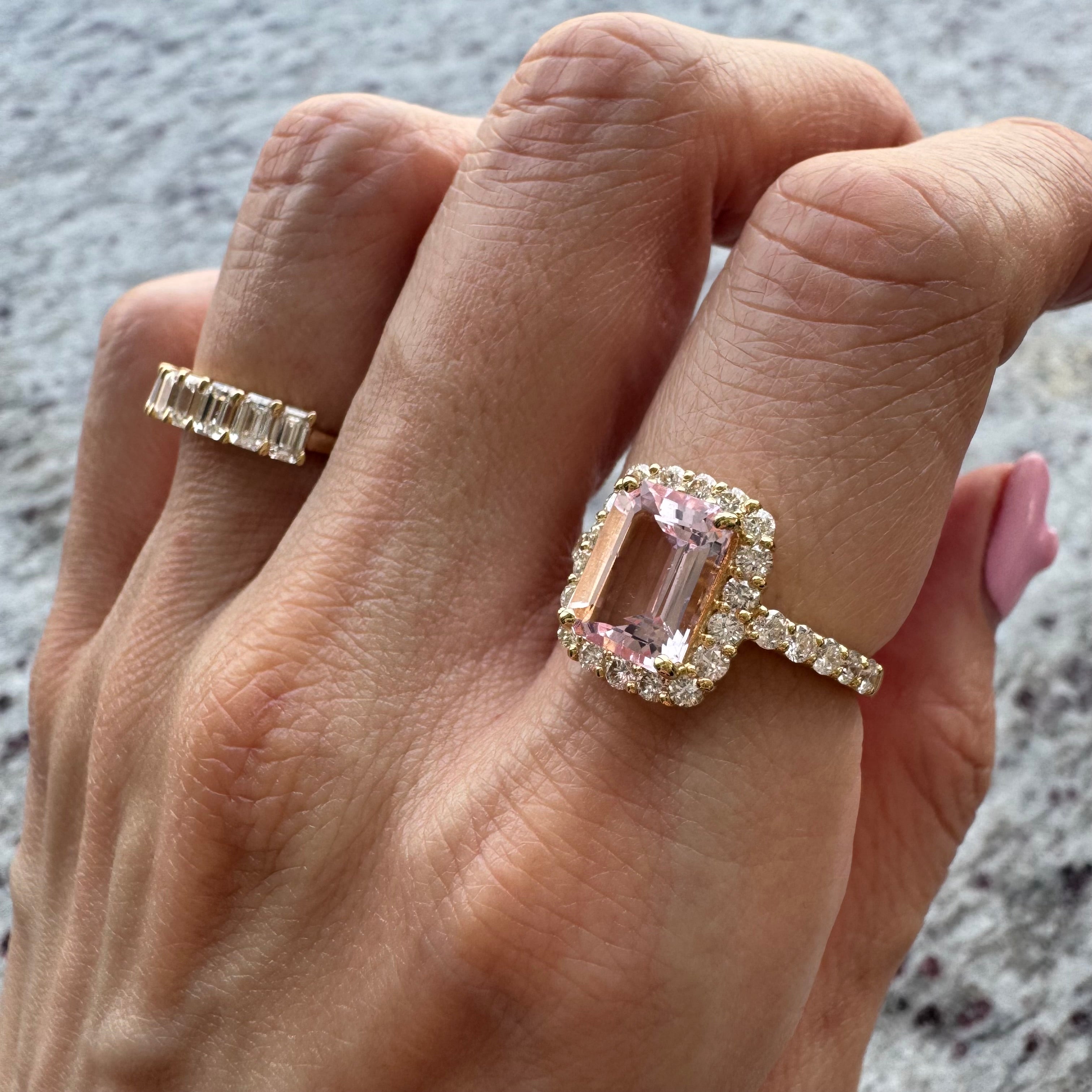 ［春色の夢］リング モルガナイト