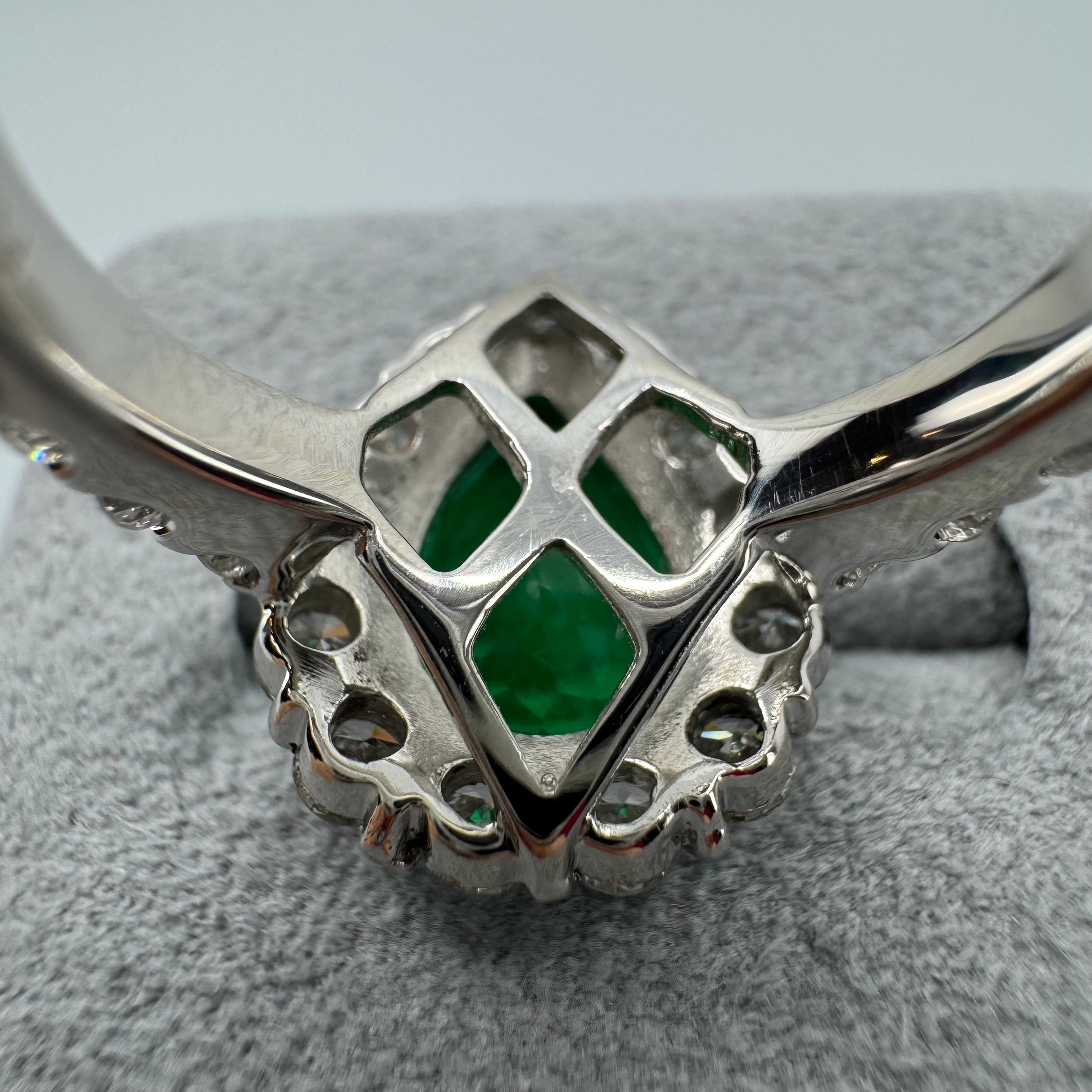 73［一点物］リング エメラルド 2.3ct PS PT