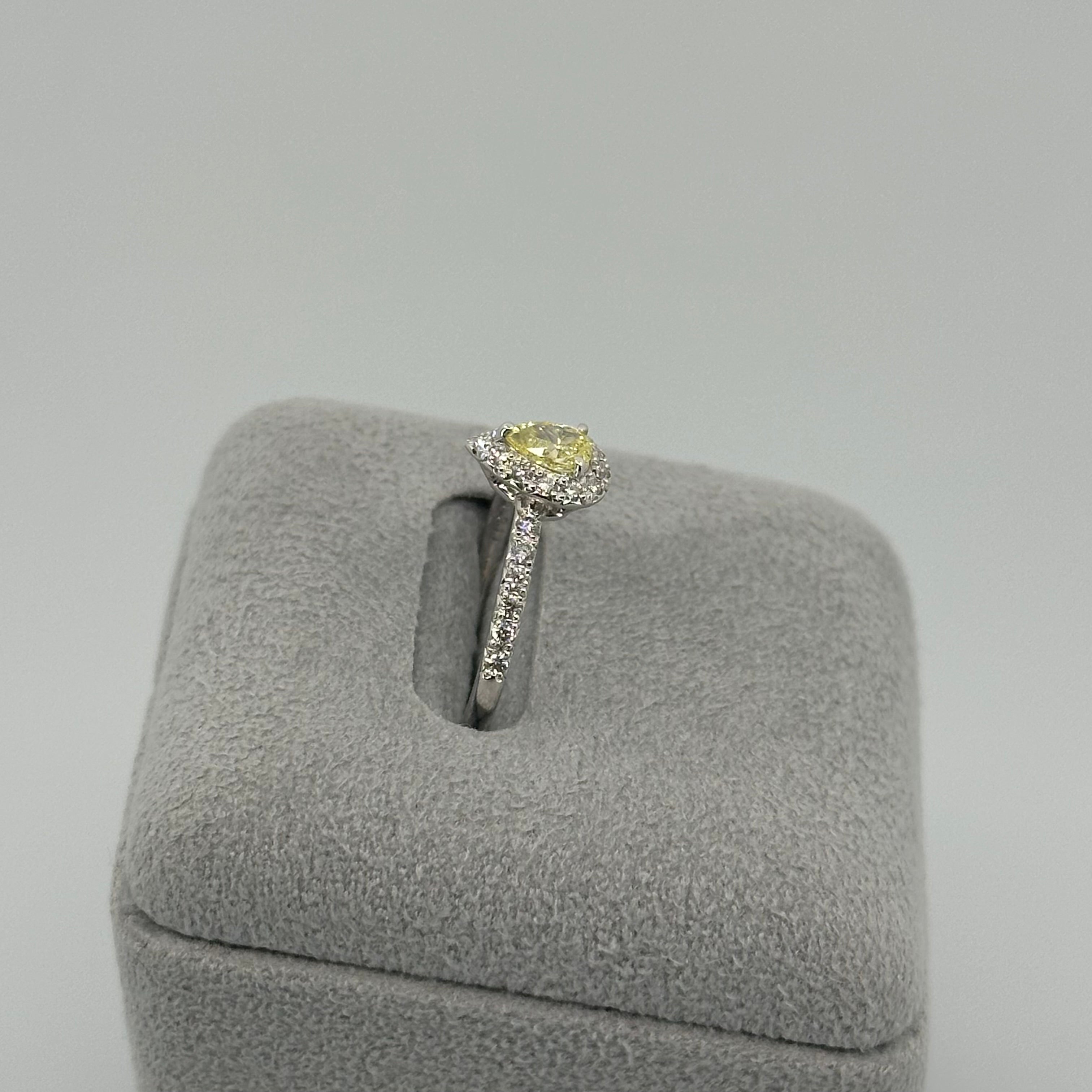 [一点物］リング イエローダイヤ　