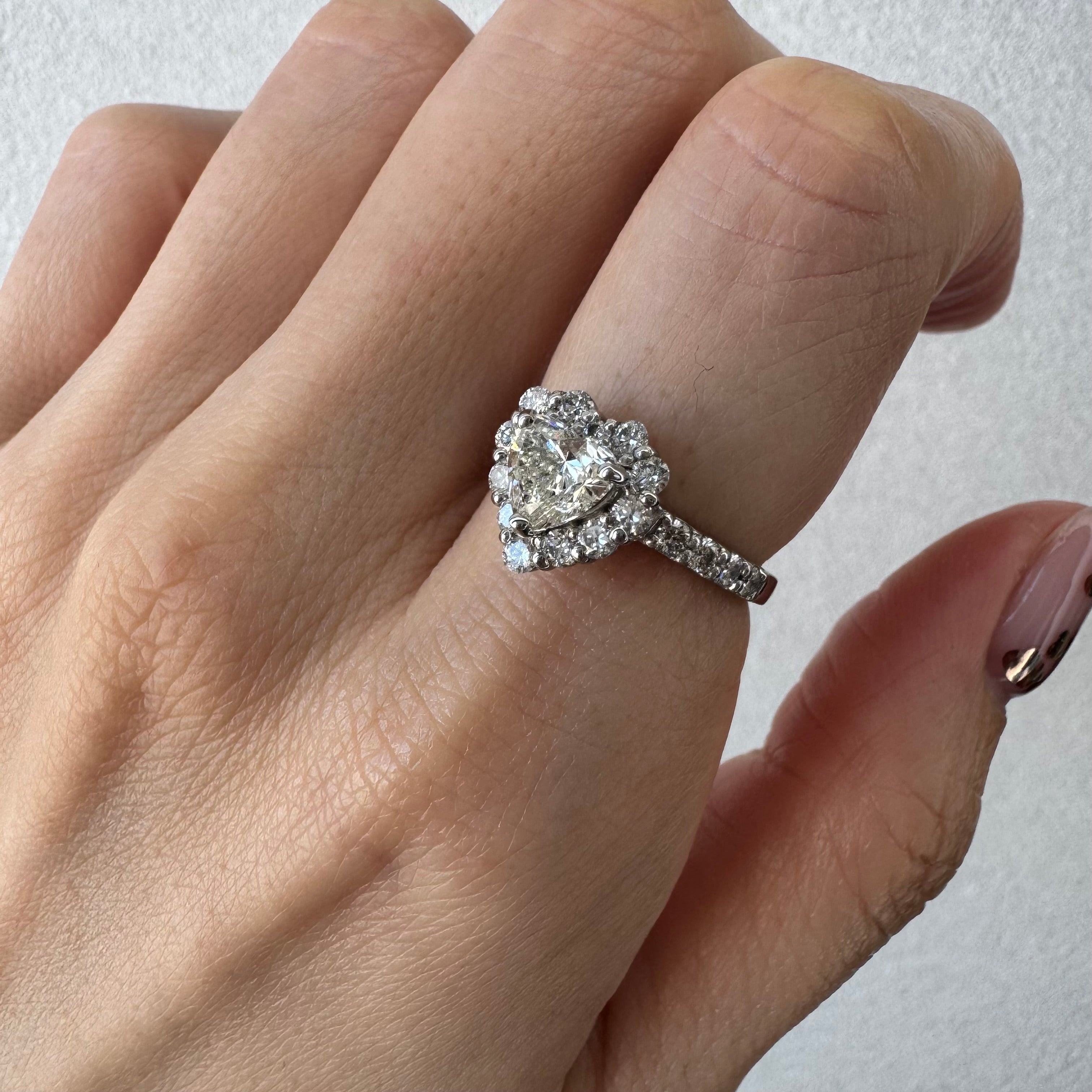 10［一点物］リング ダイヤ 1ct HS PT