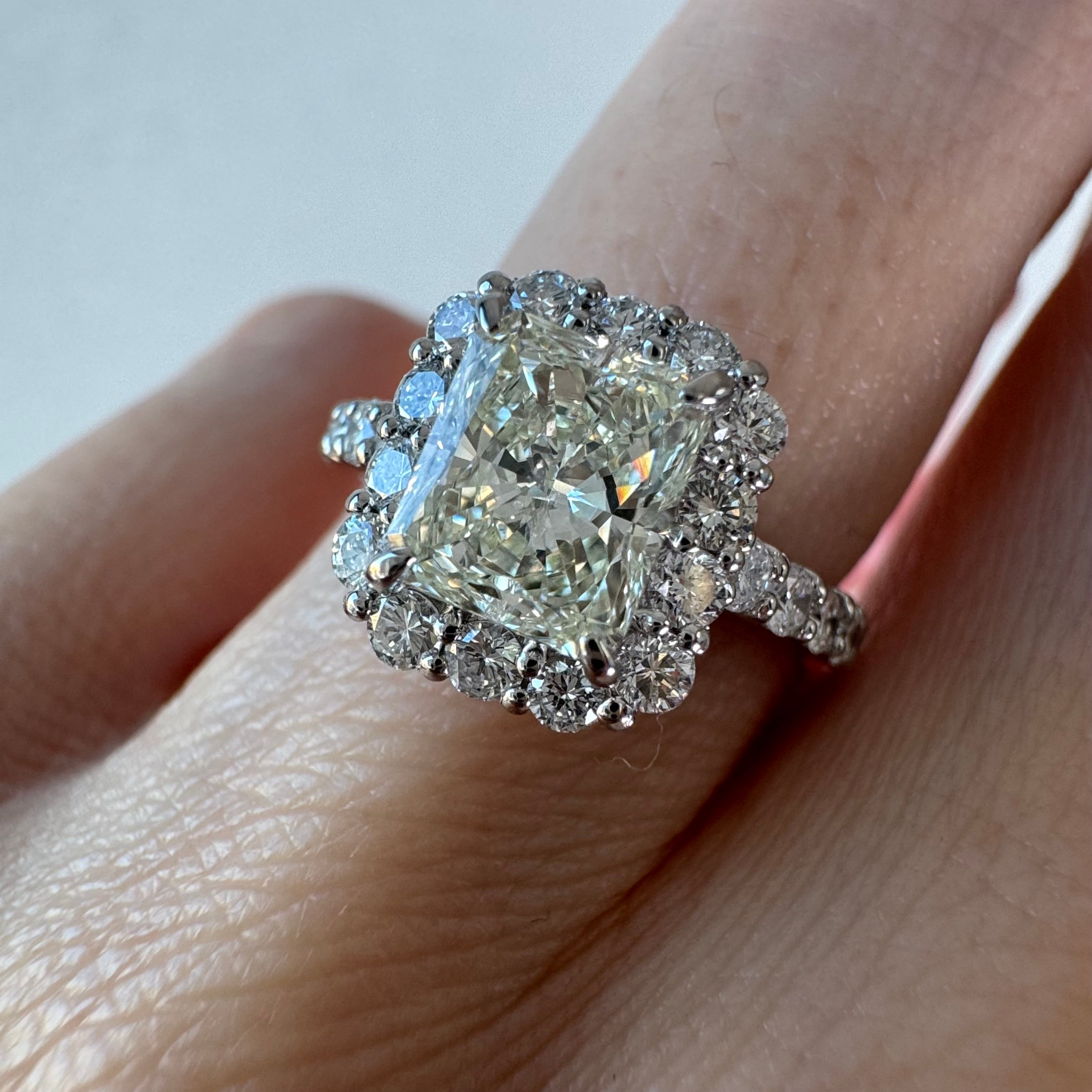 24［一点物］リング ダイヤ 1.1ct前後 EM PT