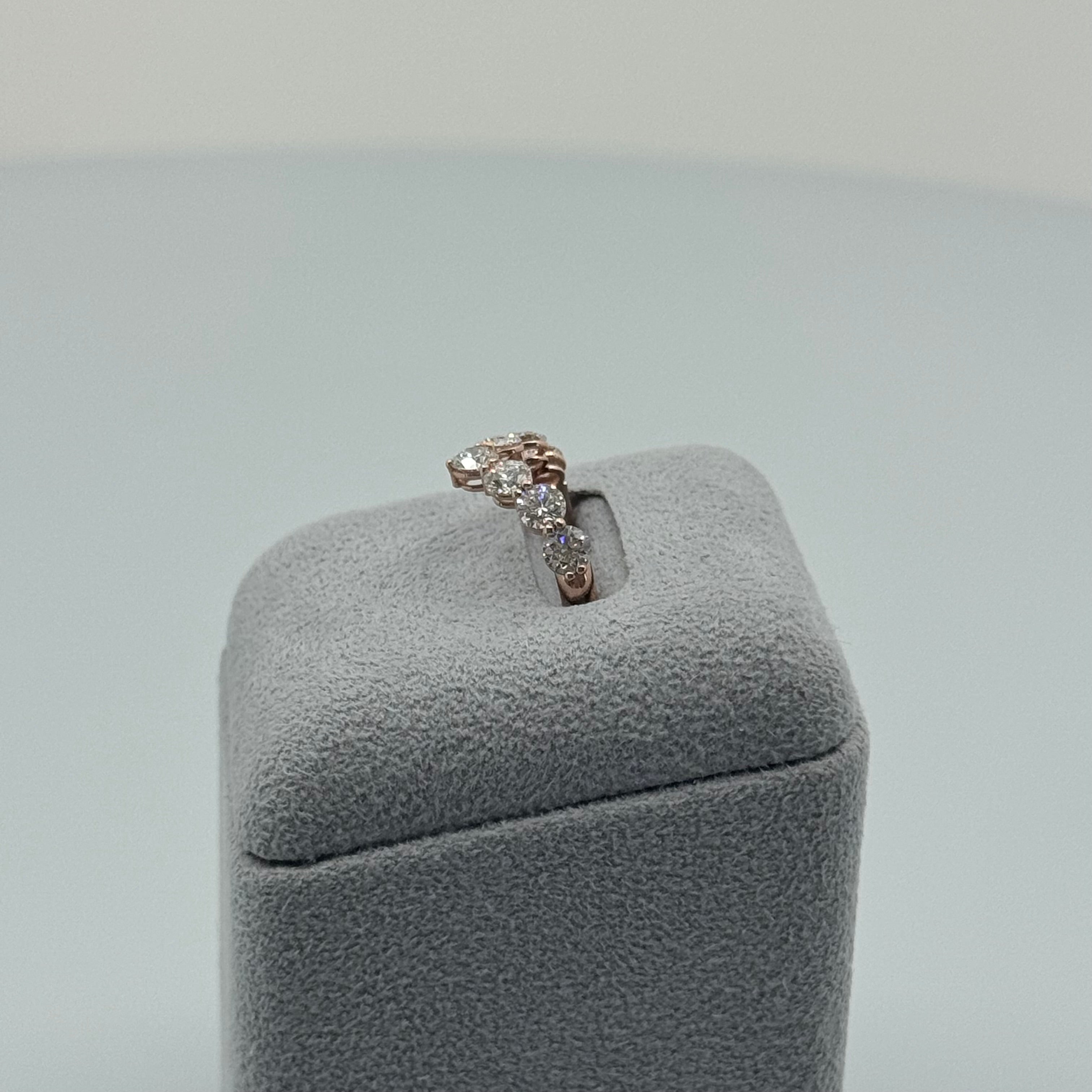 ［パピヨン］リング ダイヤ 1pc0.2ct×7pc