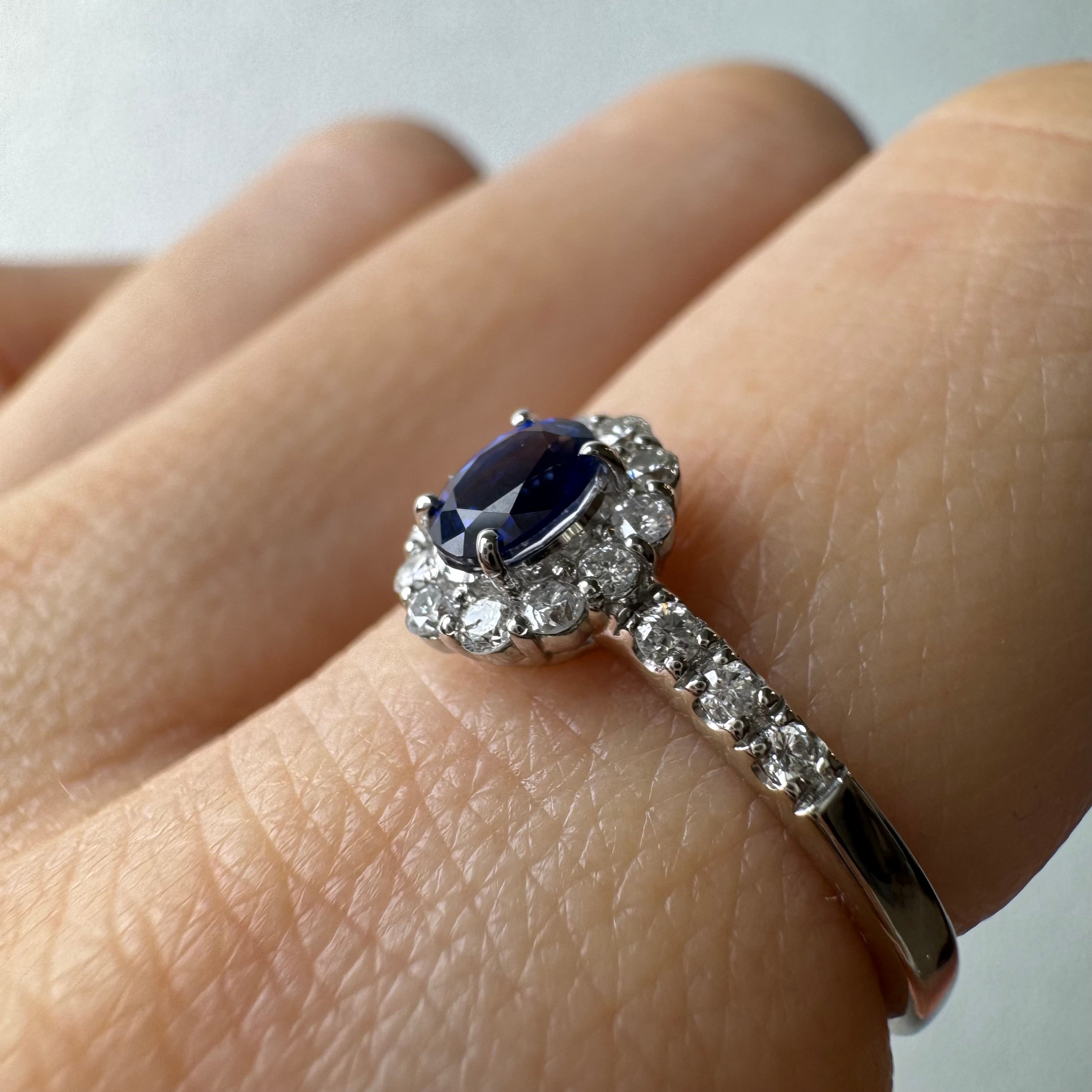 102［一点物］リング ブルーサファイア 0.3ct前後 OV PT