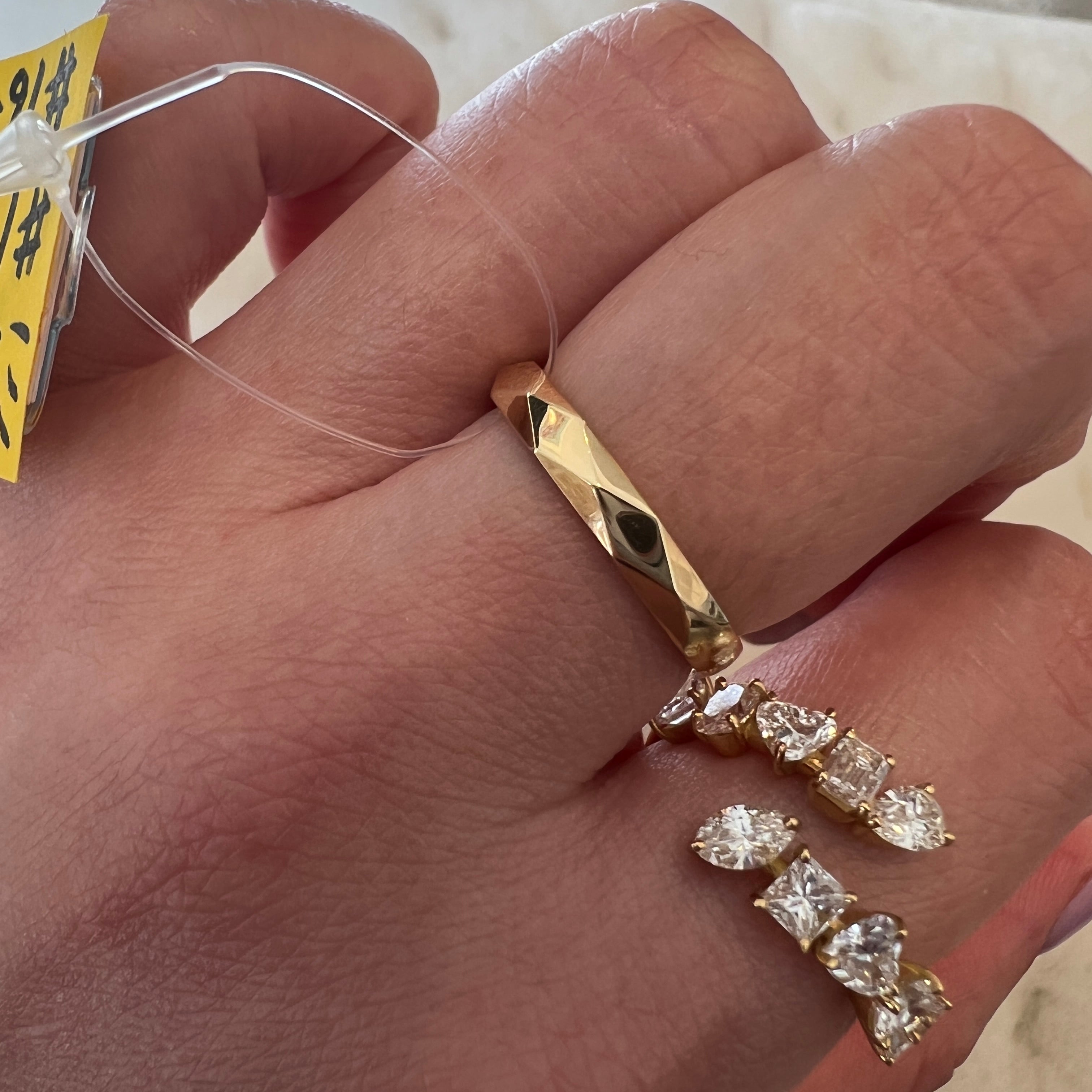 1点のみ♡2連変形リング K18YG｜AYAKO SAKURAI（櫻井 彩子（サクライ アヤコ））公式通販サイト