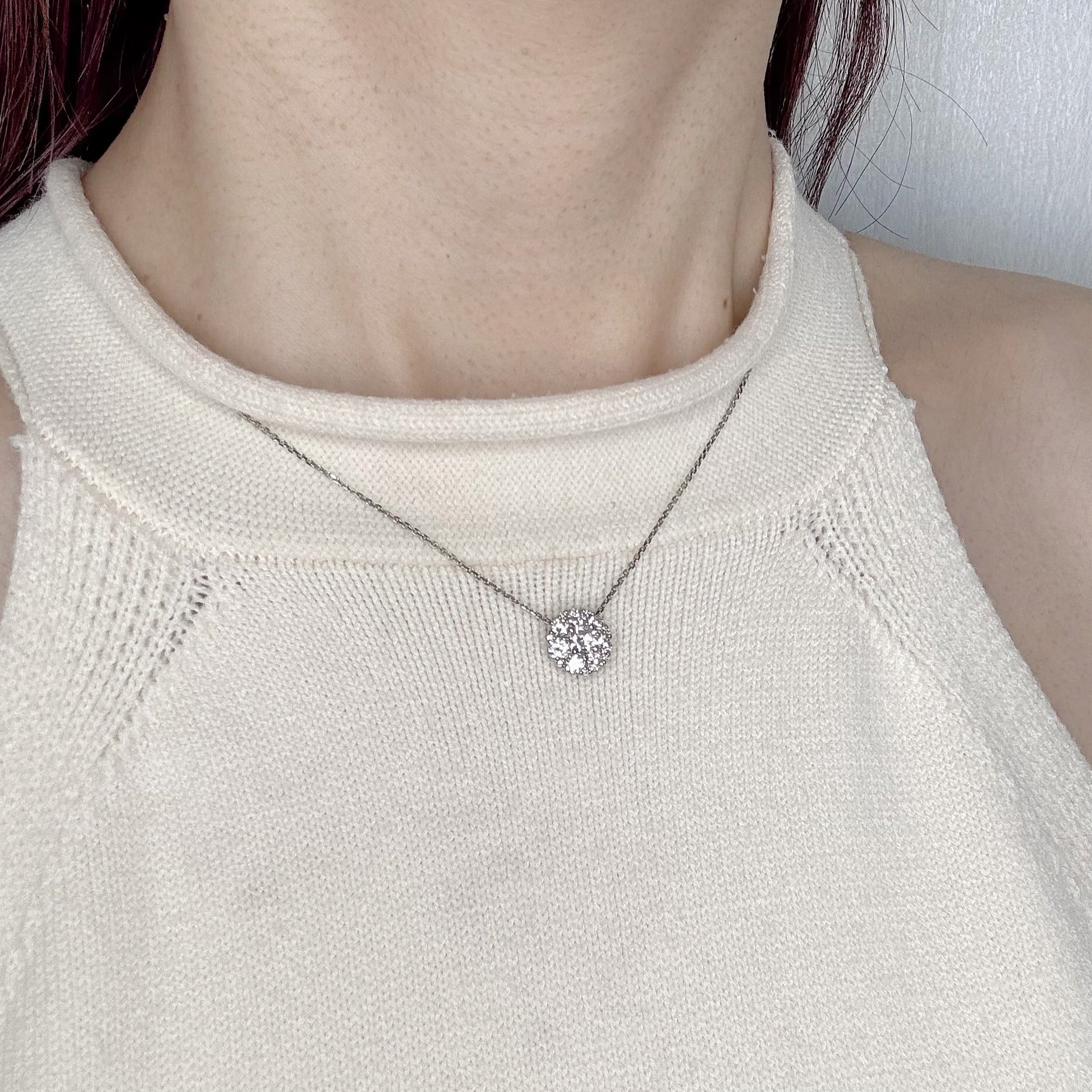 ［メメール］ネックレス ダイヤ