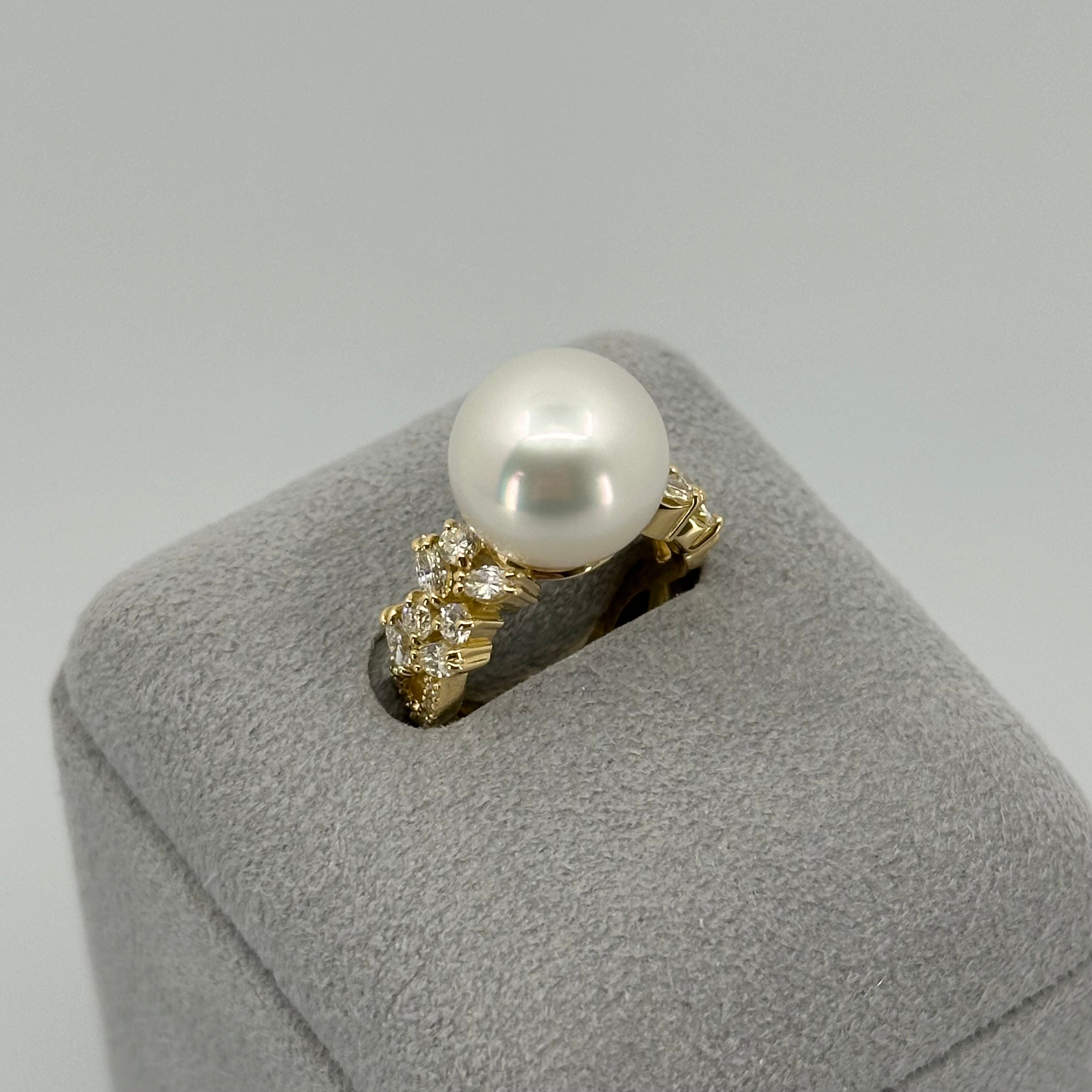 ［ケテル］リング 南洋真珠11mm K18YG 〜ホリデイコレクション