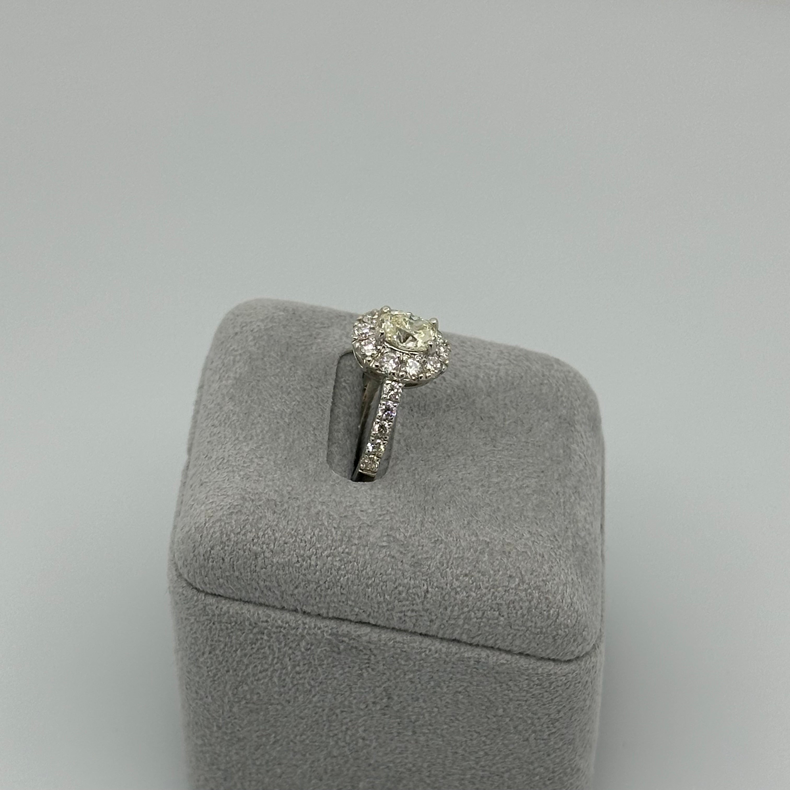 20［一点物］リング ダイヤ 1ct OV PT