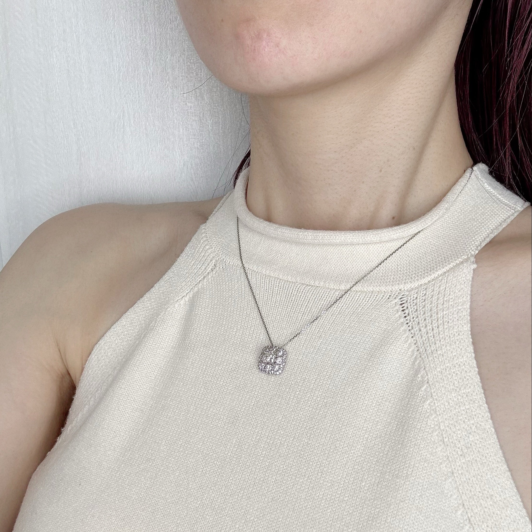 ［ブーケ］ネックレス ダイヤ