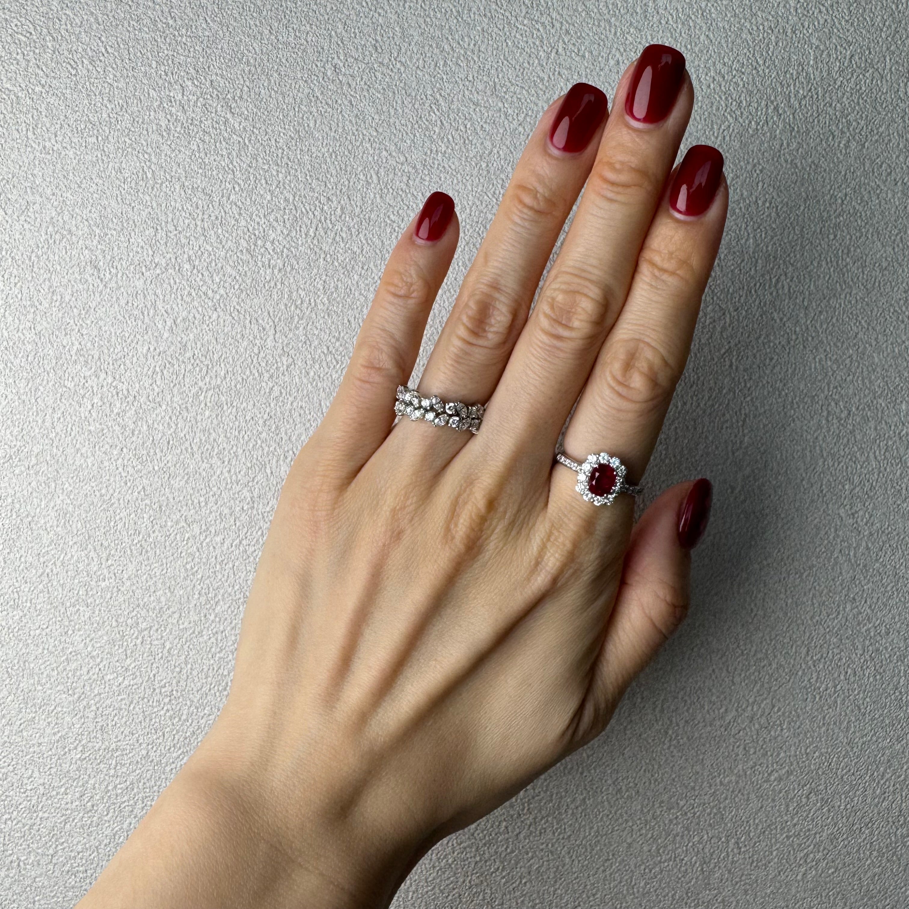 84［一点物］リング ルビー 1.1ct前後 OV PT